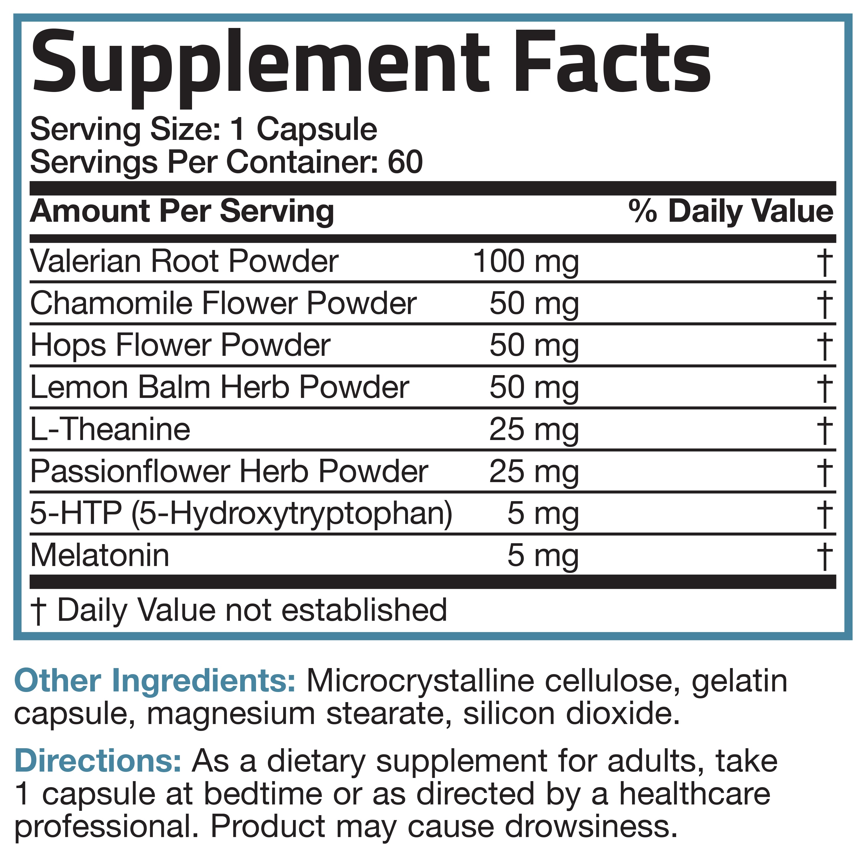 PM Sleep Formula with Melatonin - 60 Capsules view 4 of 4