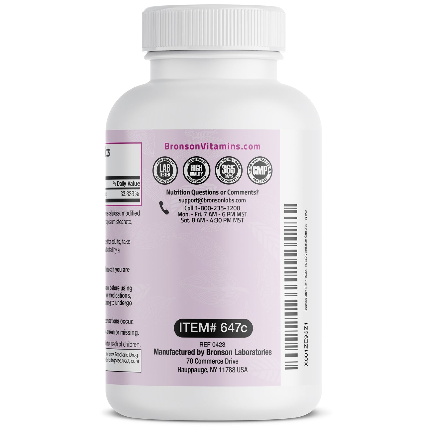 Ultra Biotin Hair, Skin & Nails - 10,000 mcg