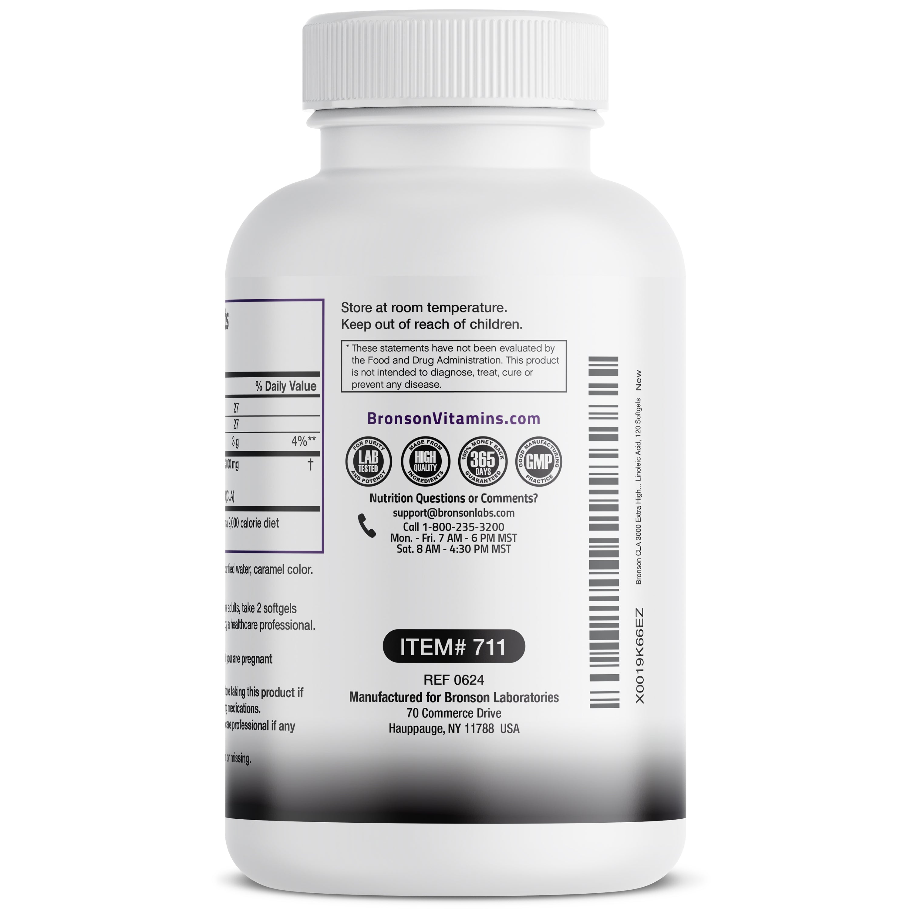 CLA 3000 Conjugated Linoleic Acid Extra High Potency - 3,000 mg