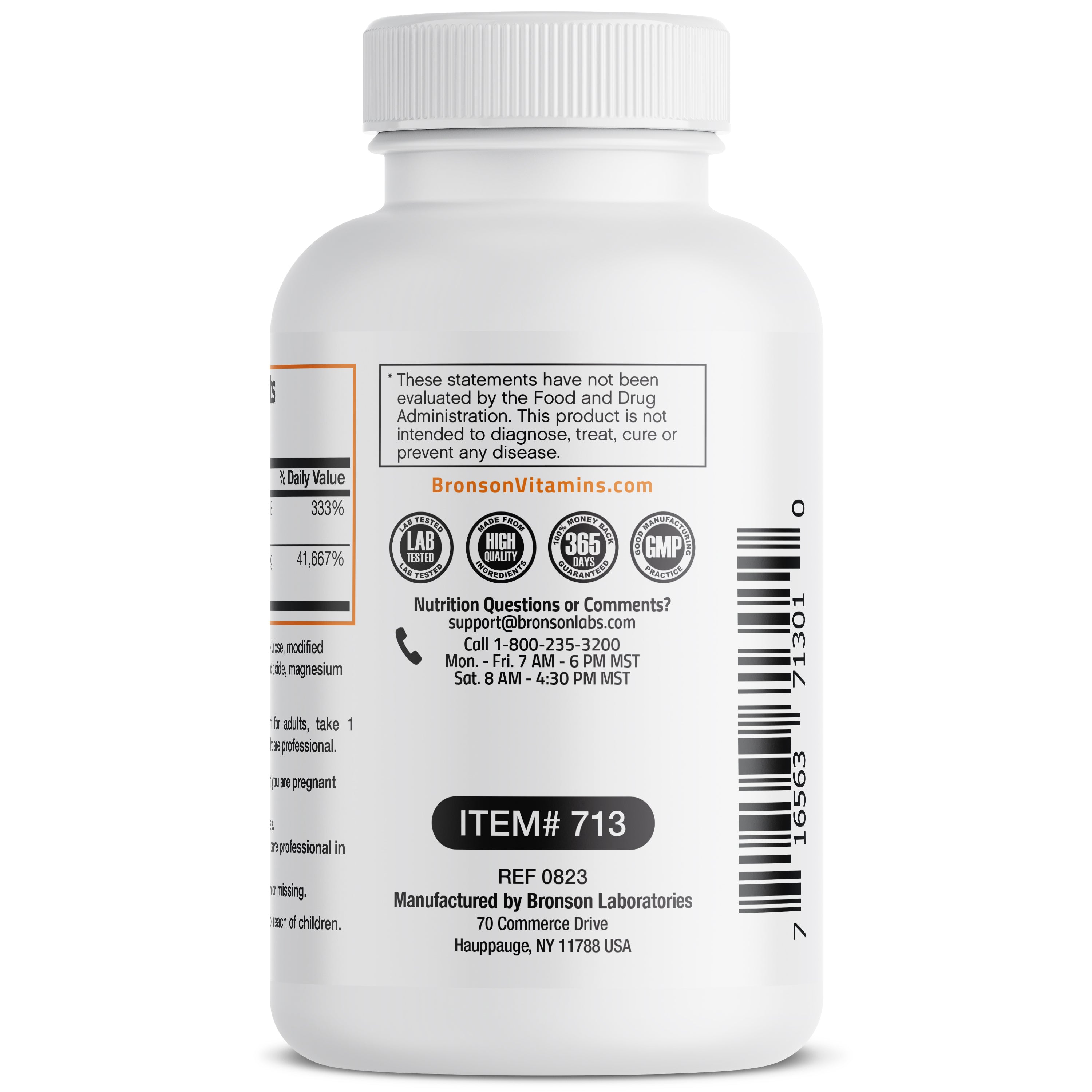 Folic Acid Plus Vitamin B12 - 60 Vegetarian Capsules
