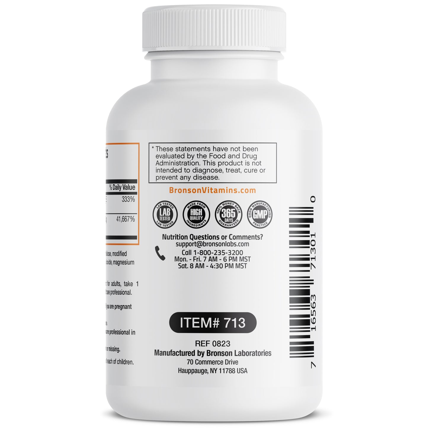 Folic Acid Plus Vitamin B12 - 60 Vegetarian Capsules