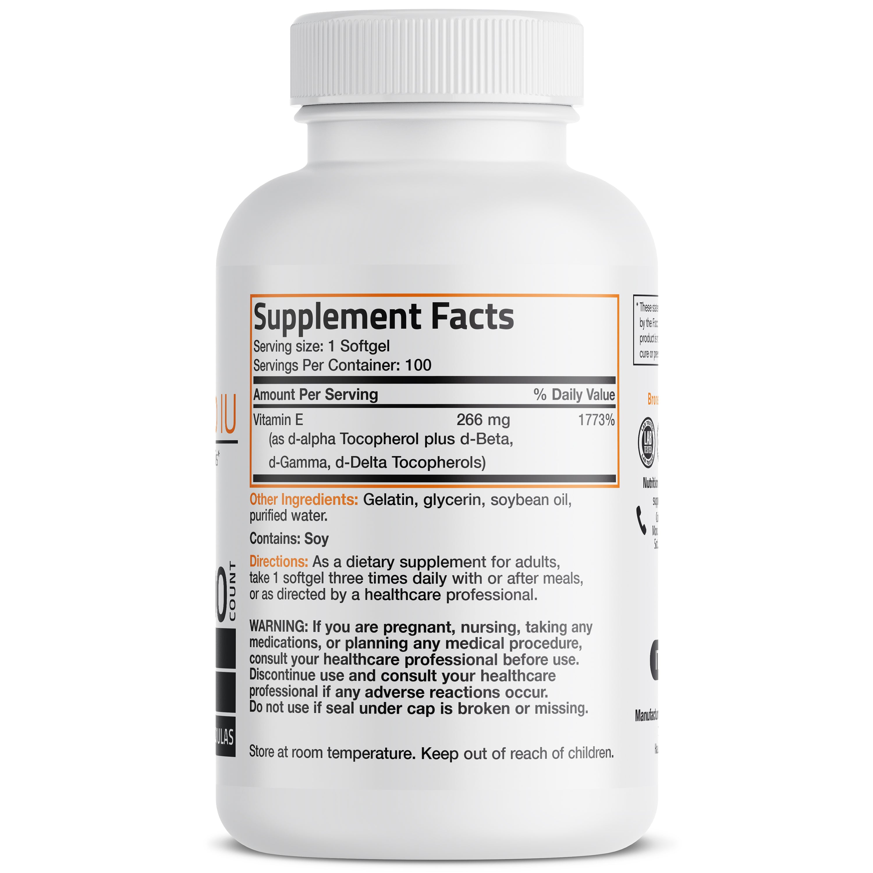 Natural Vitamin E Complex - 400 IU