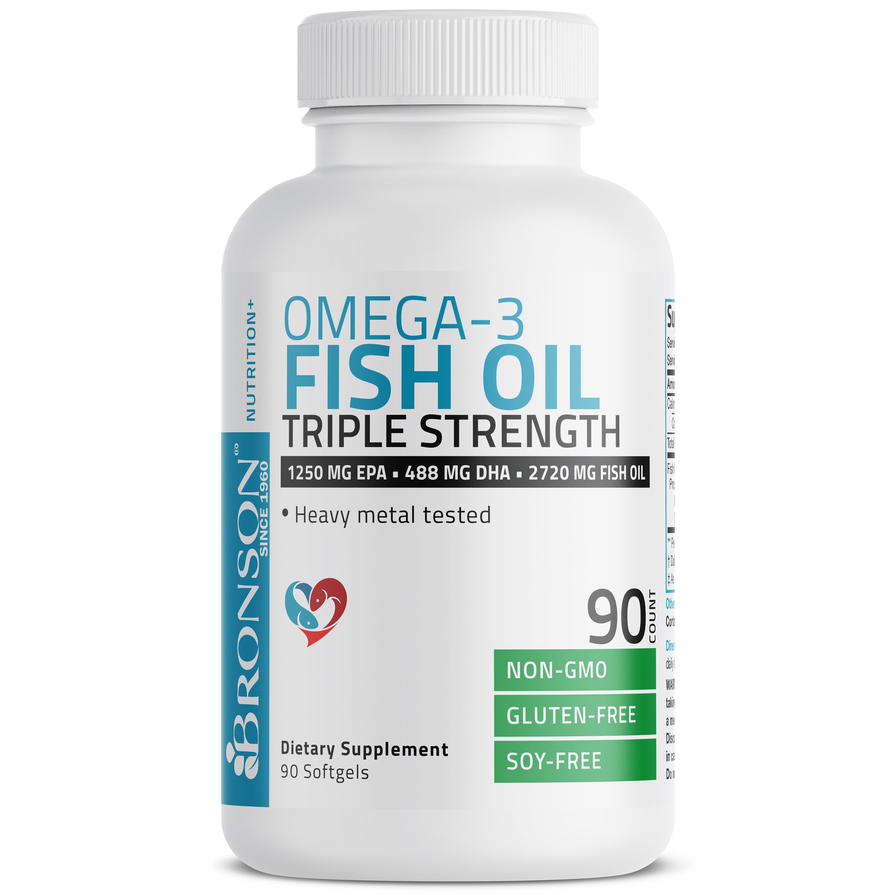 Omega-3 Fish Oil EPA DHA Triple Strength - 2,720 mg