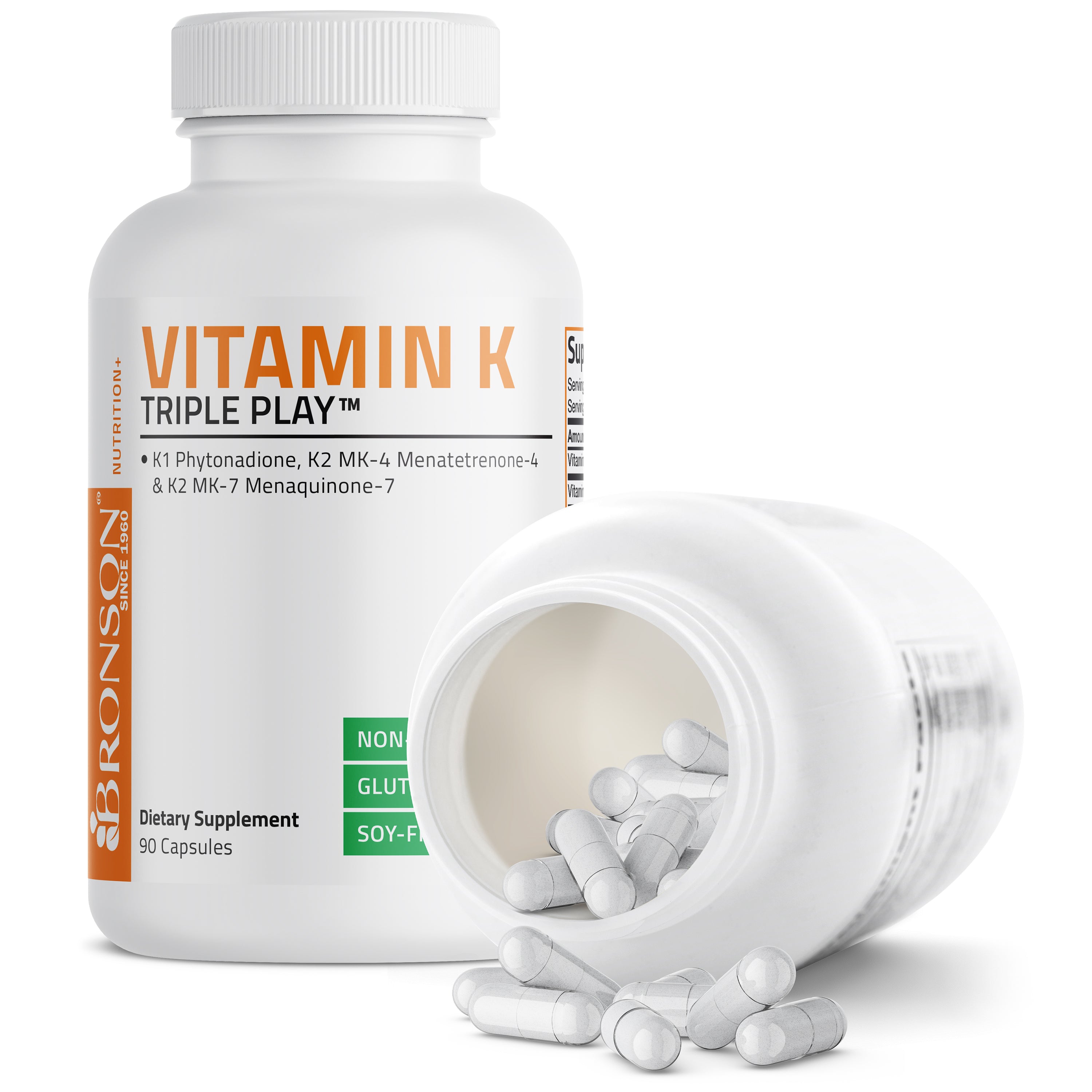 Vitamin K Triple Play™ with K1 and K2 - 550 mcg view 10 of 6