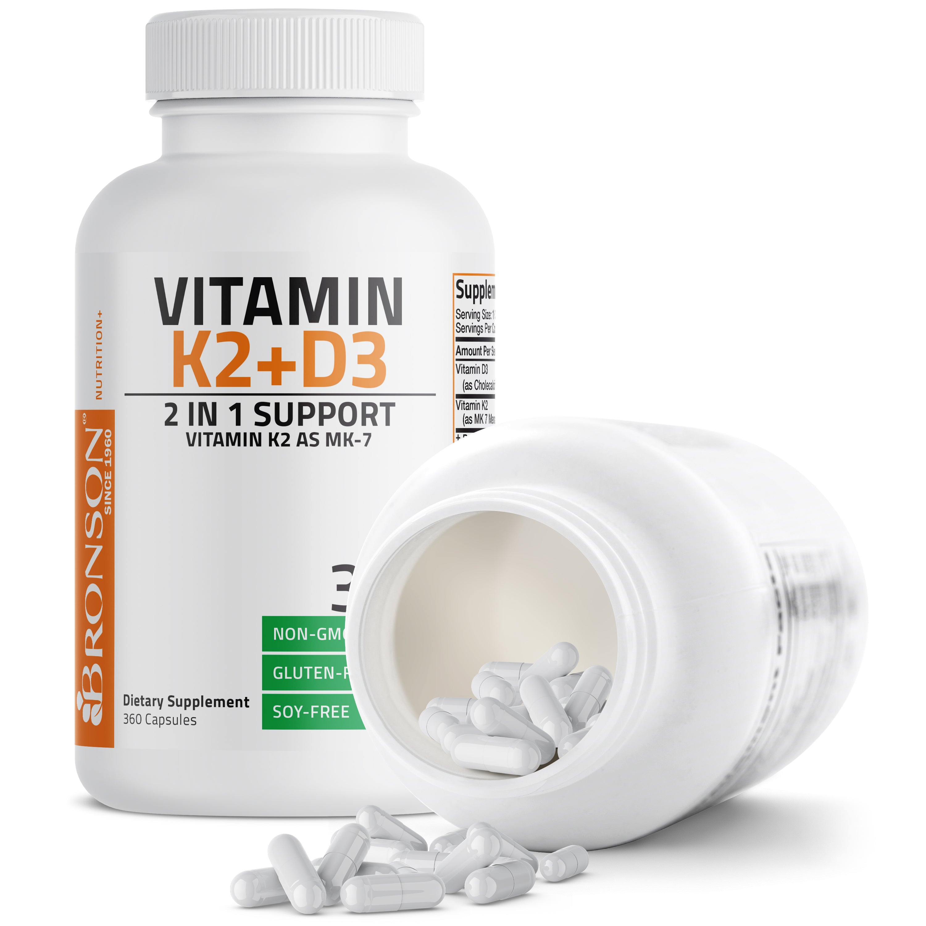 Vitamin K2 MK-7 Plus Vitamin D3