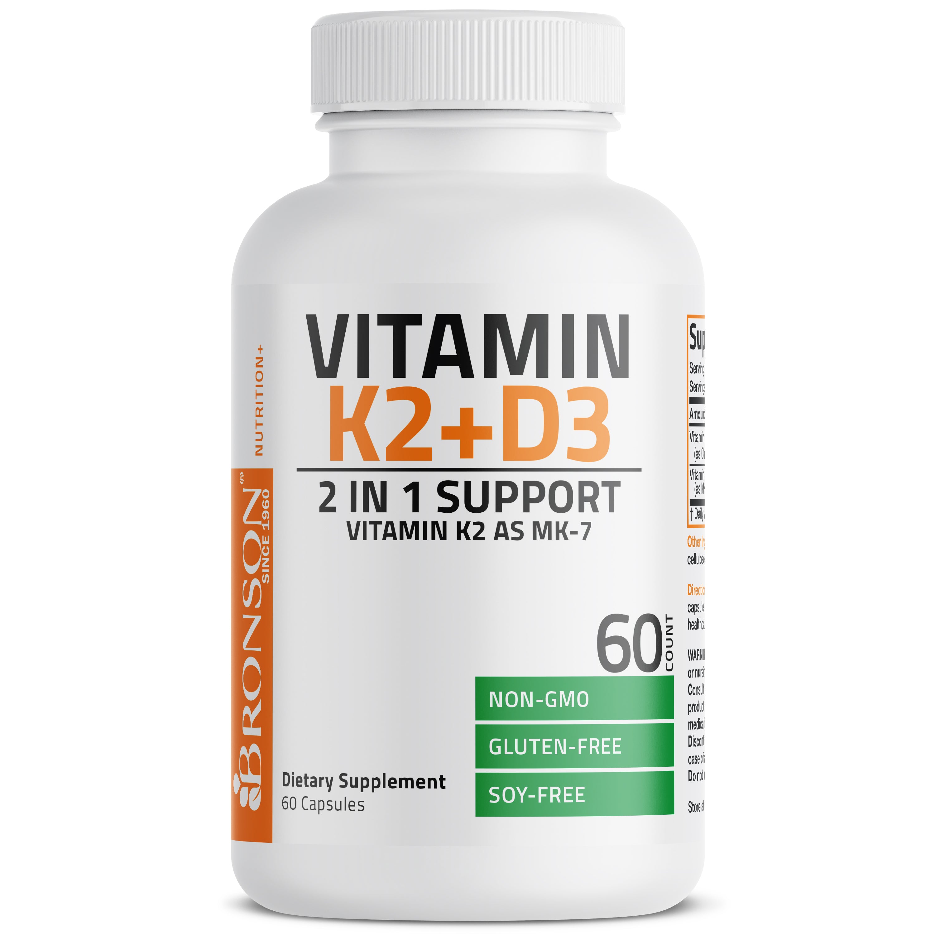Vitamin K2 MK-7 Plus Vitamin D3