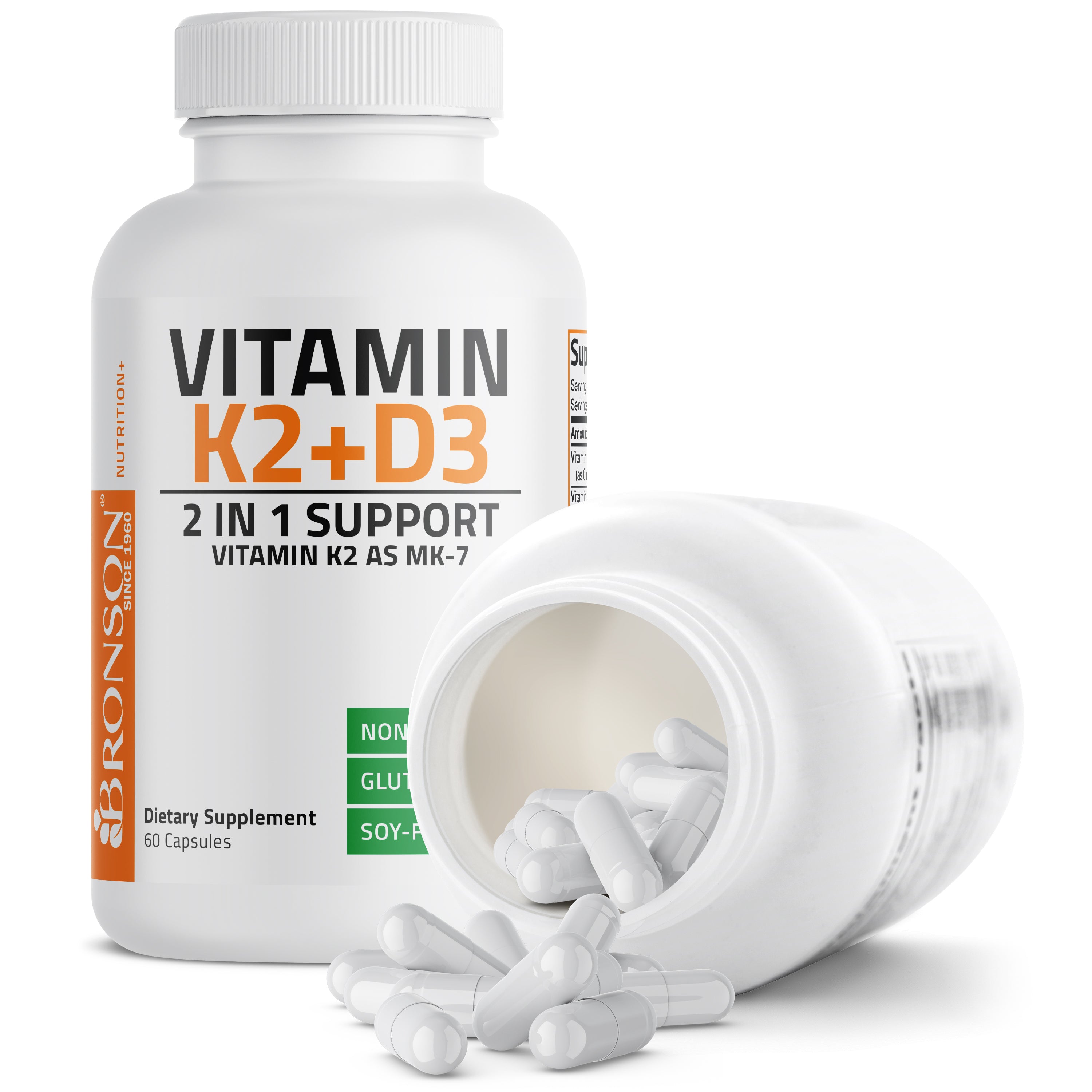 Vitamin K2 MK-7 Plus Vitamin D3