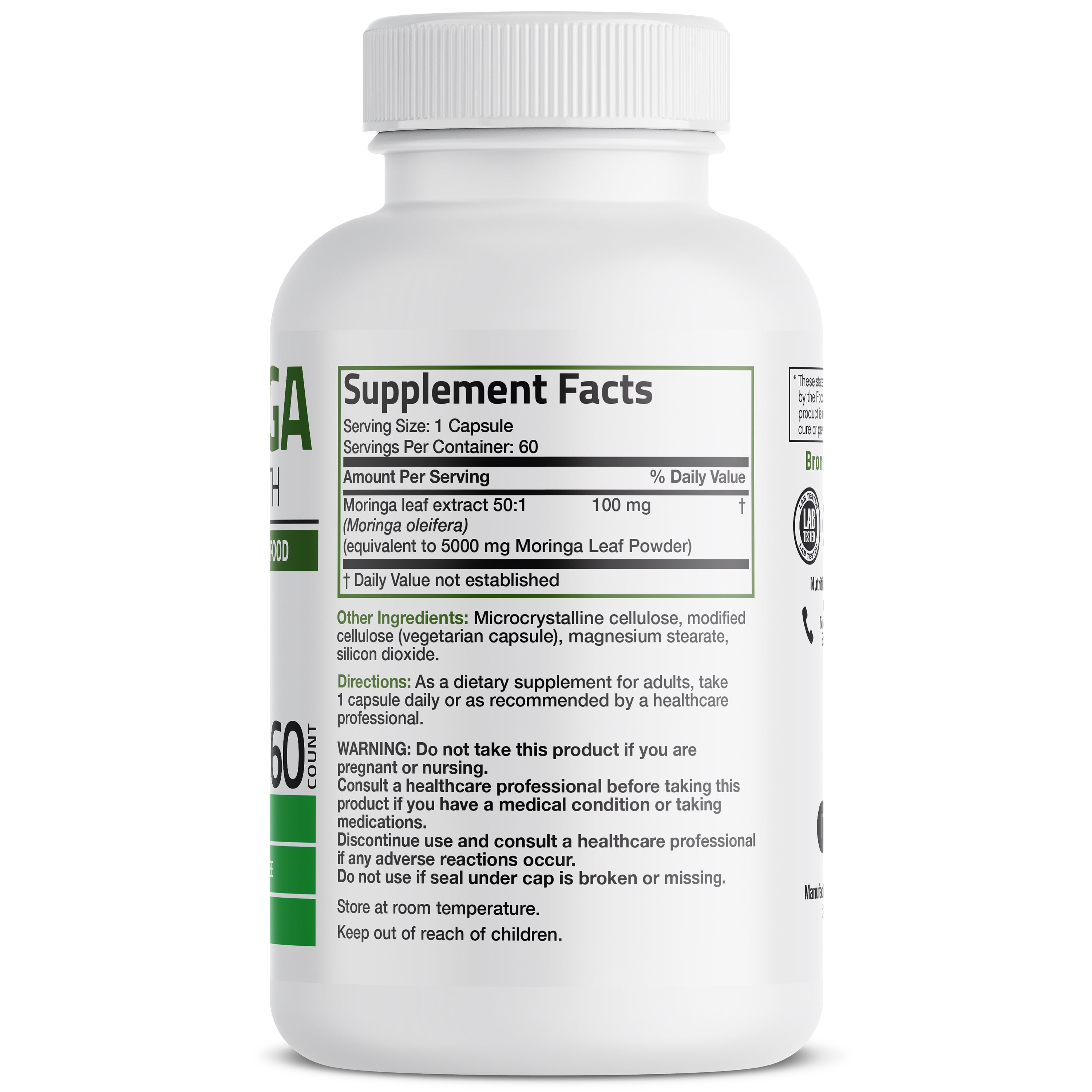 Moringa Oleifera Leaf Extract - 5,000 mg