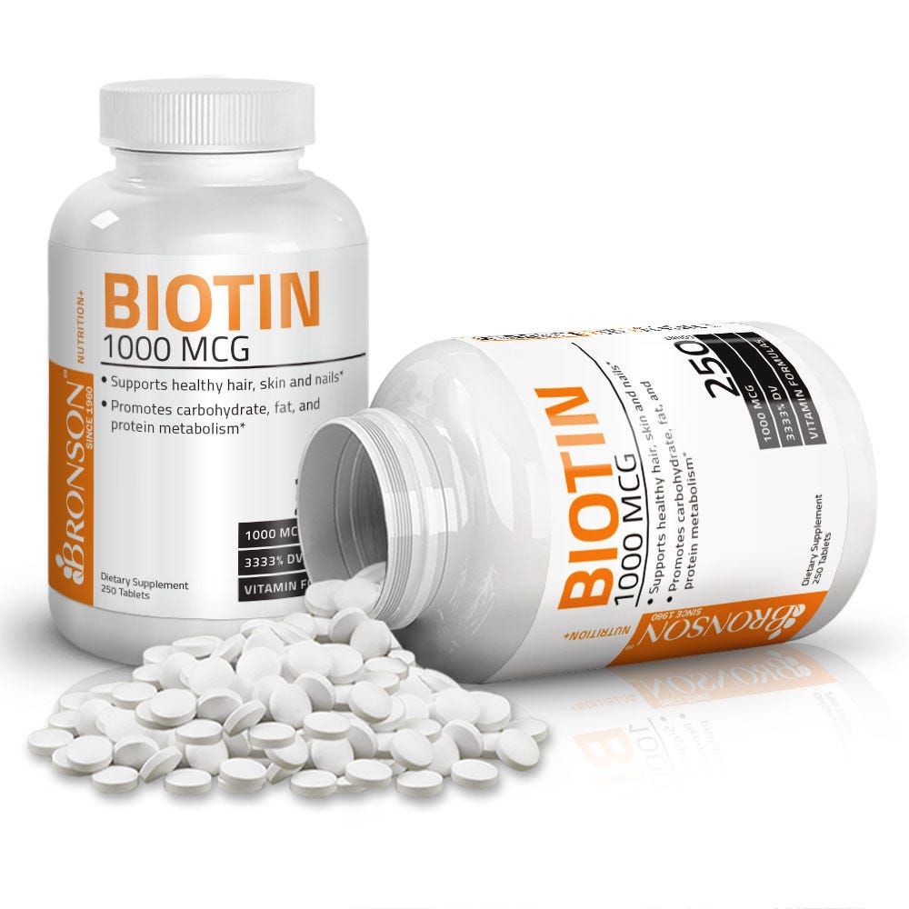 Biotin - 1,000 mcg