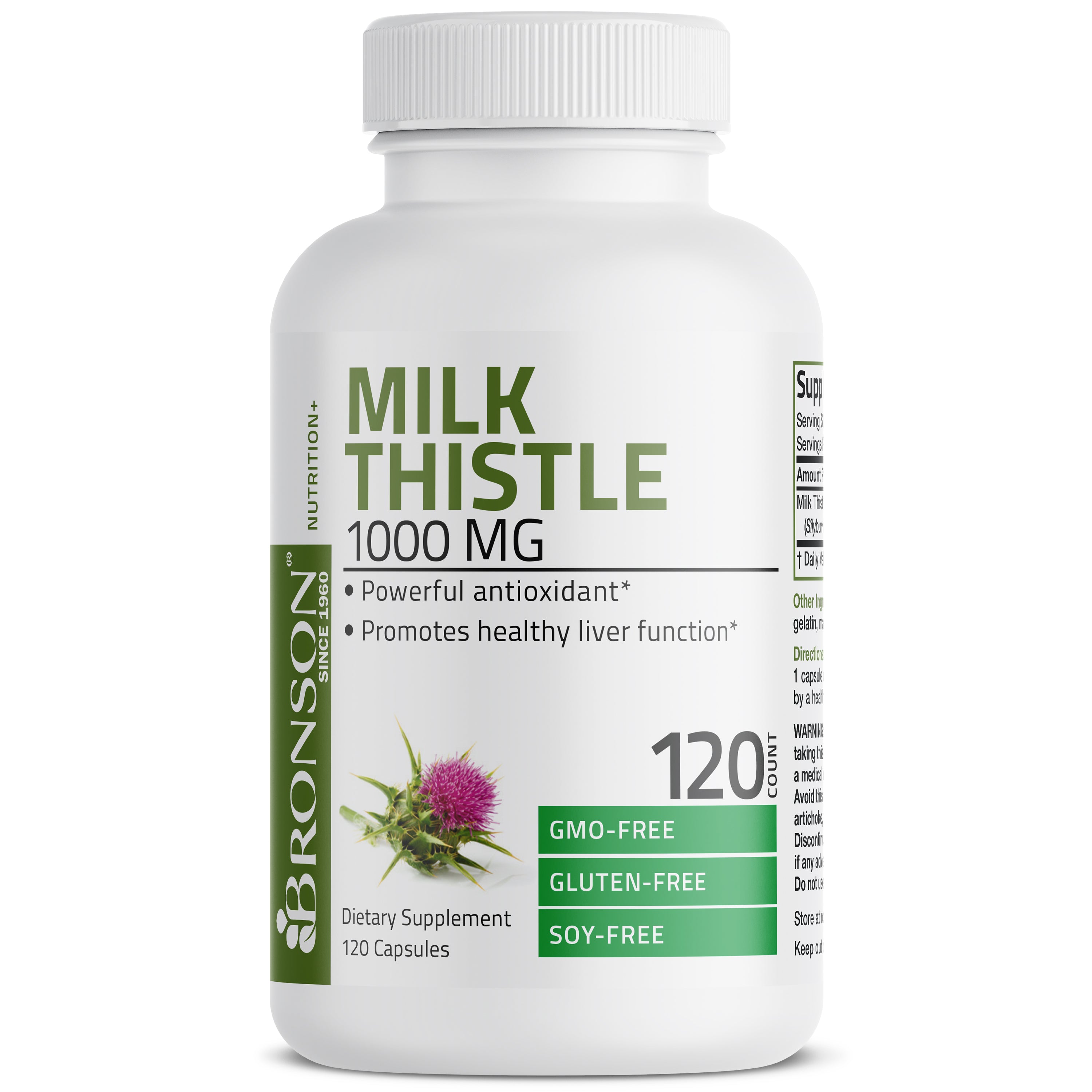 Milk Thistle - 1,000 mg view 3 of 6