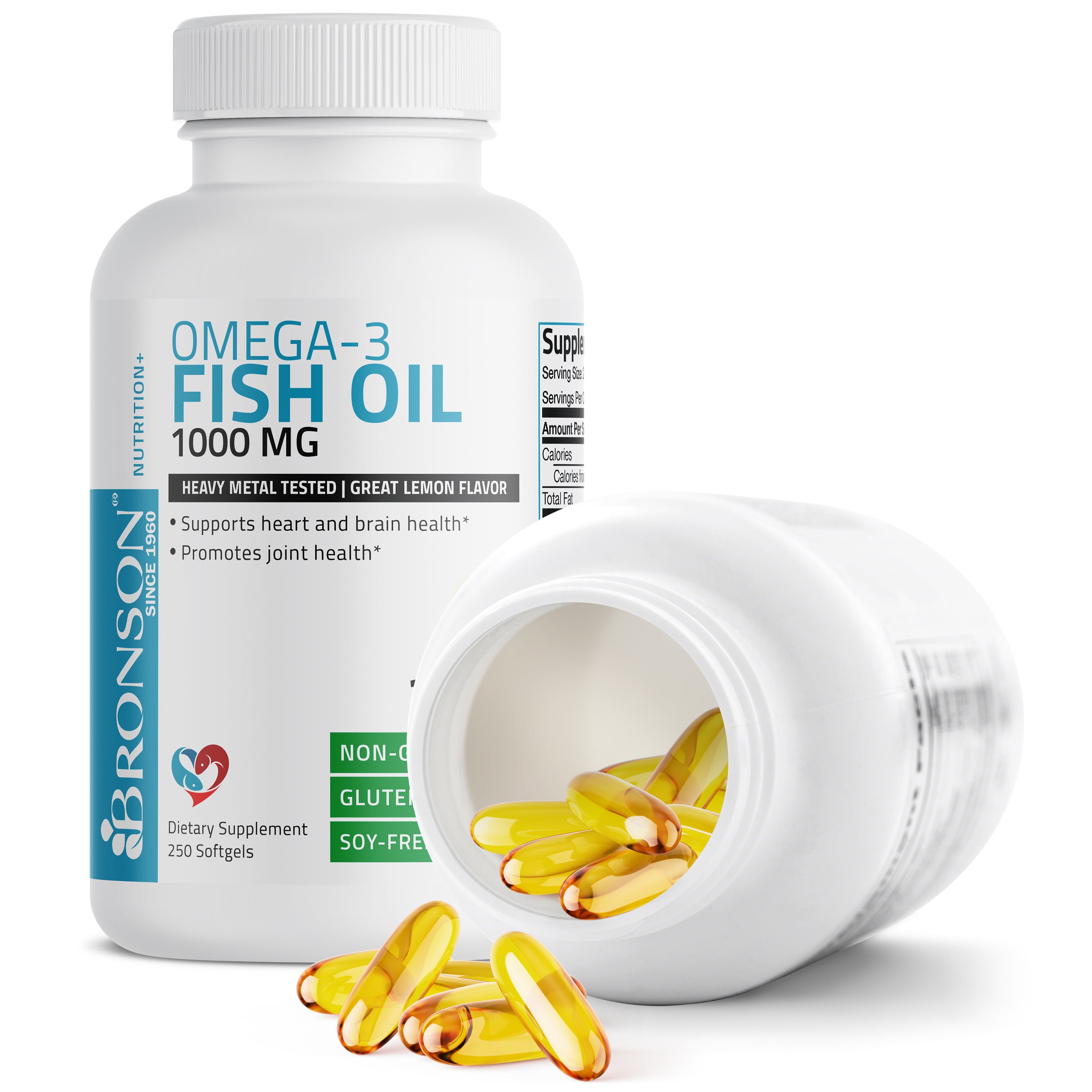 Omega-3 Fish Oil  EPA & DHA - 1,000 mg - 250 Softgels view 4 of 6