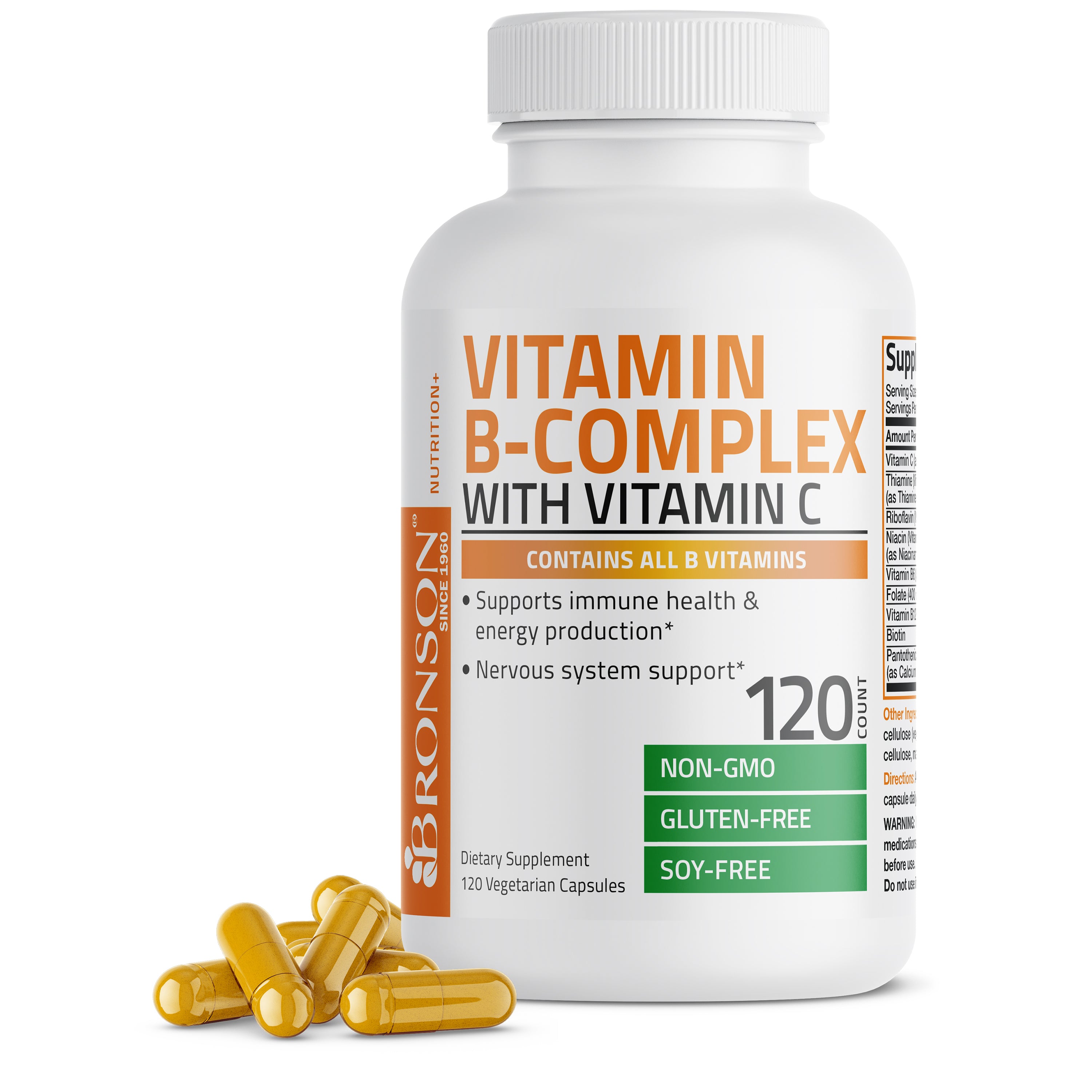 Vitamin B Complex with Vitamin C bronsonlabs