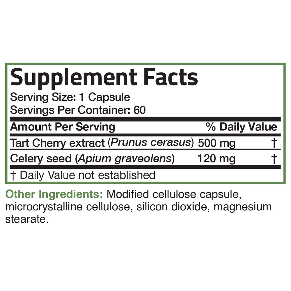 Tart Cherry Extract Plus Celery Seed view 7 of 7