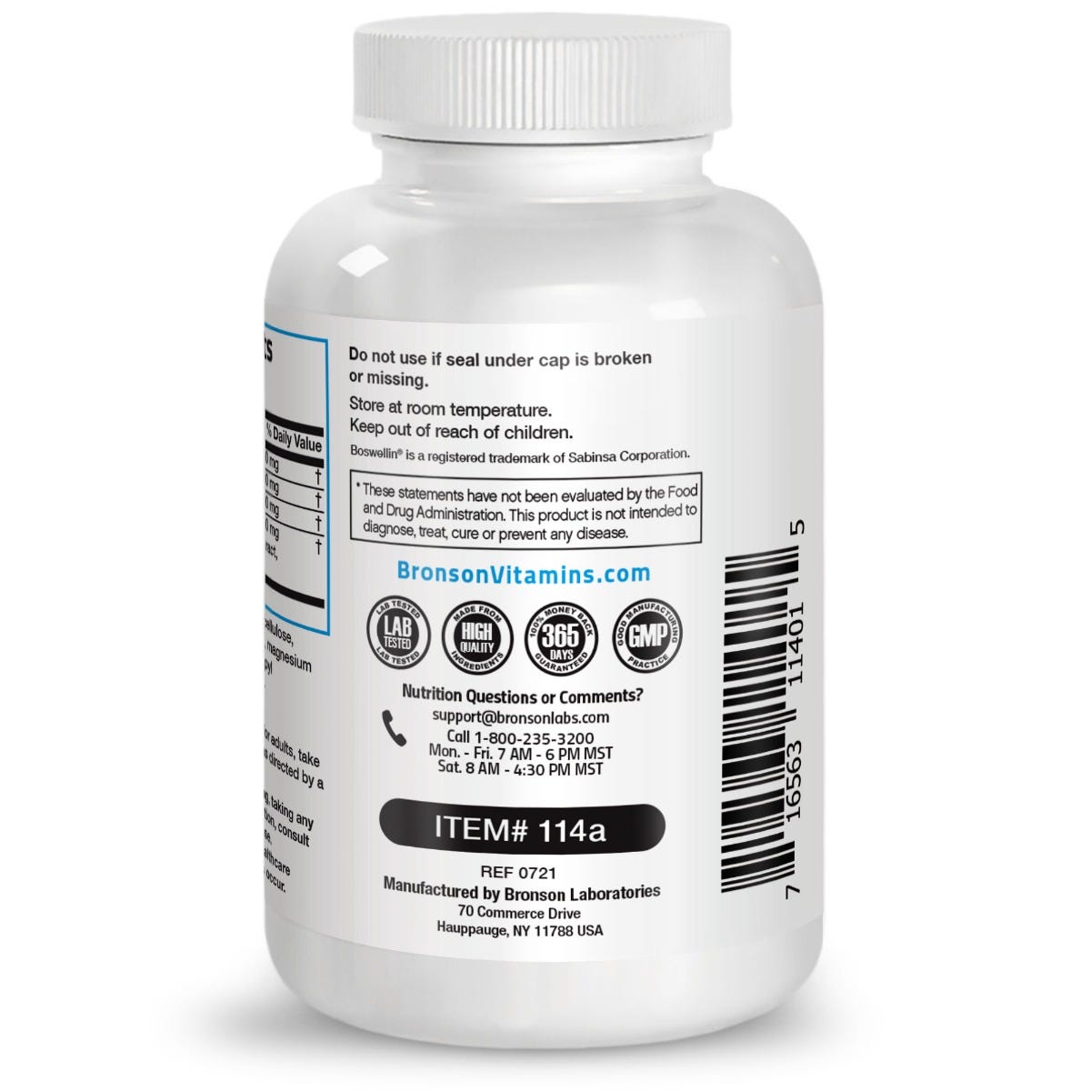MSM with Glucosamine, Chondroitin, Boswellin®