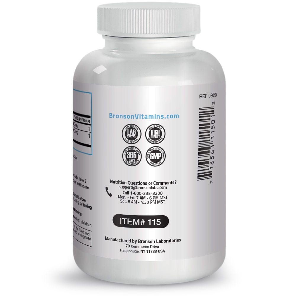 MSM with Glucosamine - 500 mg - 120 Capsules