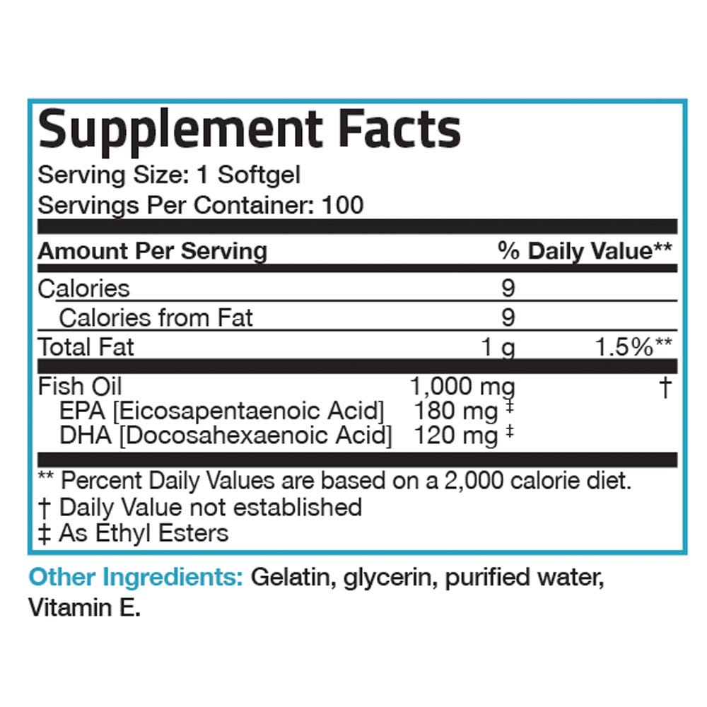 Omega-3 Fish Oil EPA DHA - 1,000 mg view 4 of 4