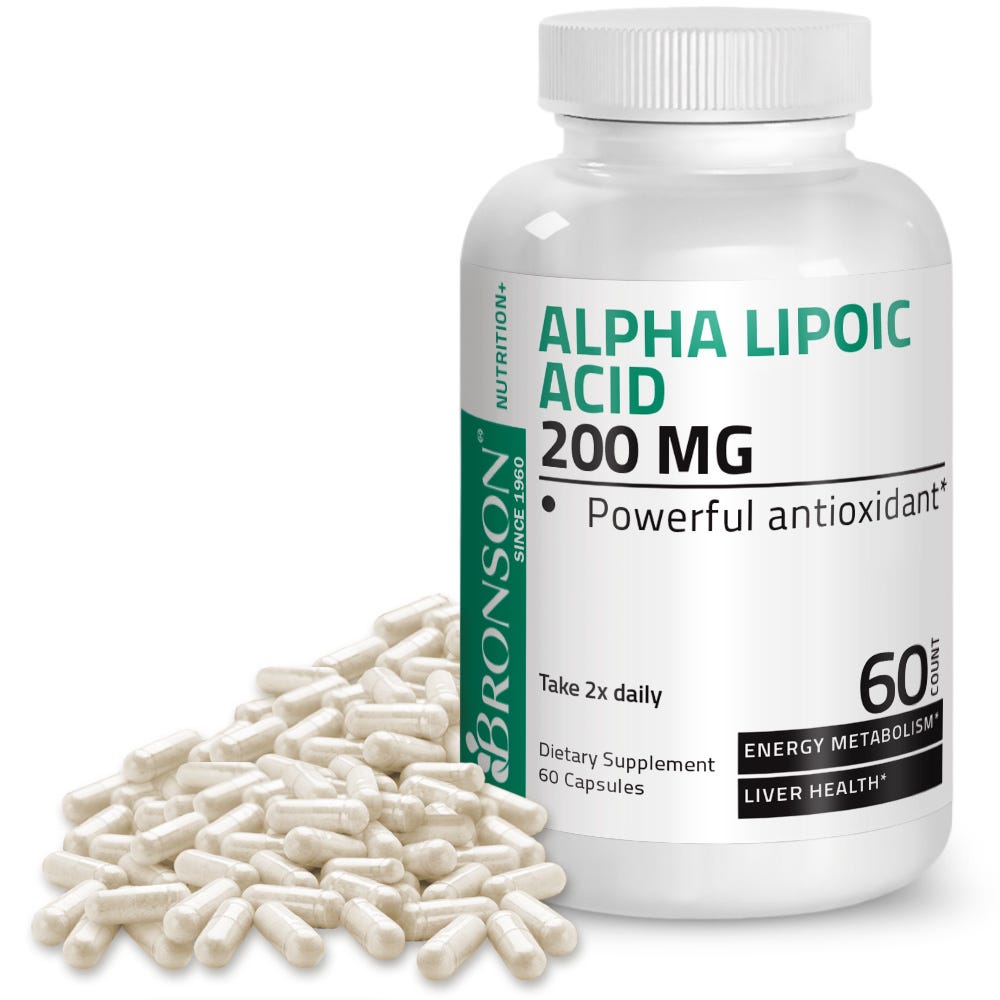Alpha Lipoic Acid (ALA) - 200 mg view 3 of 6