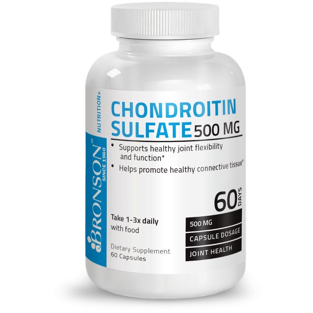 Chondroitin Sulfate - 500 mg - 60 Capsules