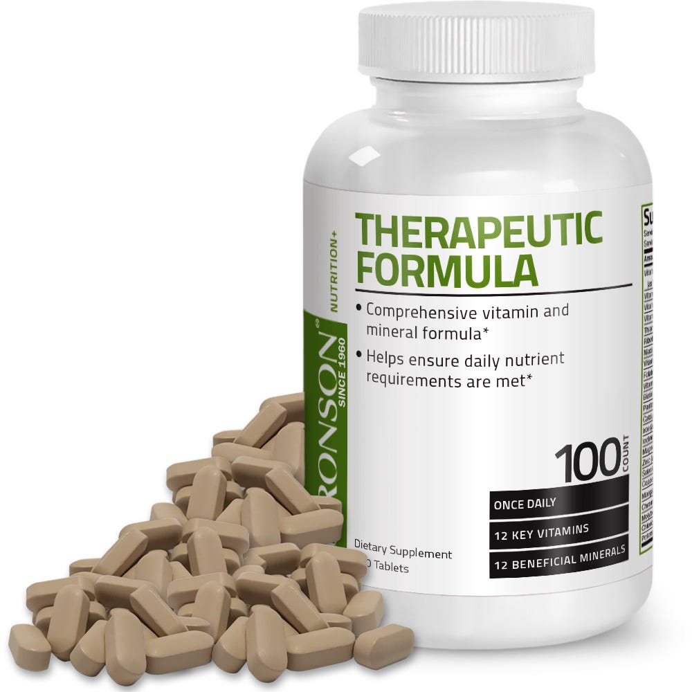 Therapeutic Formula Once Daily Multivitamin - 100 Tablets