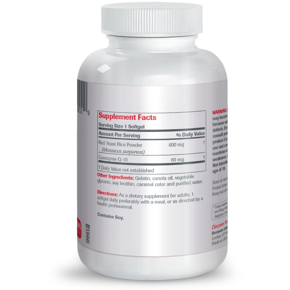 CoQ10 with Red Yeast Rice - 120 Softgels view 4 of 6