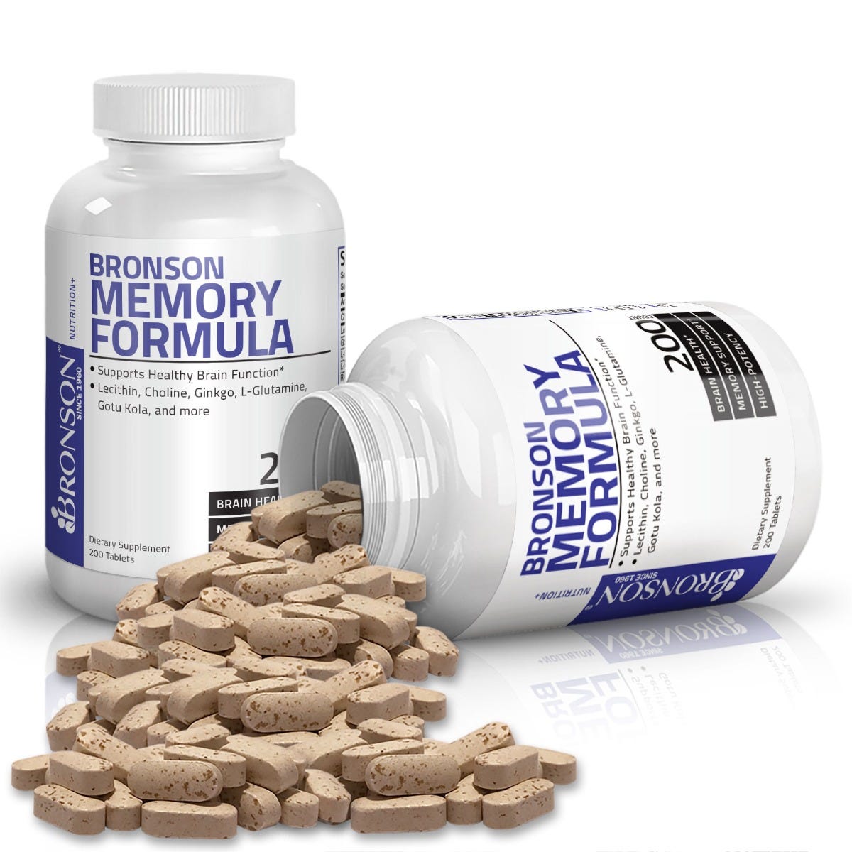 Bronson Memory Formula - 200 Tablets