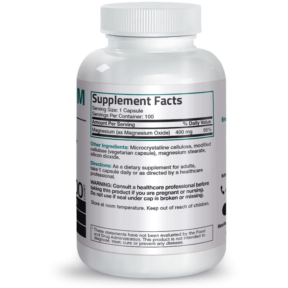 Magnesium Oxide High Potency - 400 MG