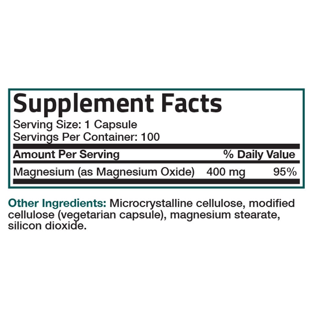Magnesium Oxide High Potency - 400 MG