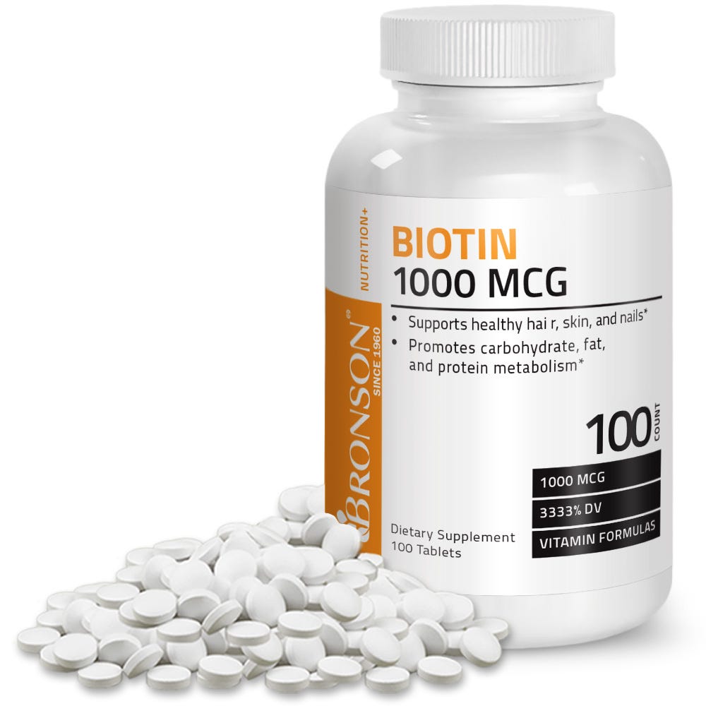 Biotin - 1,000 mcg