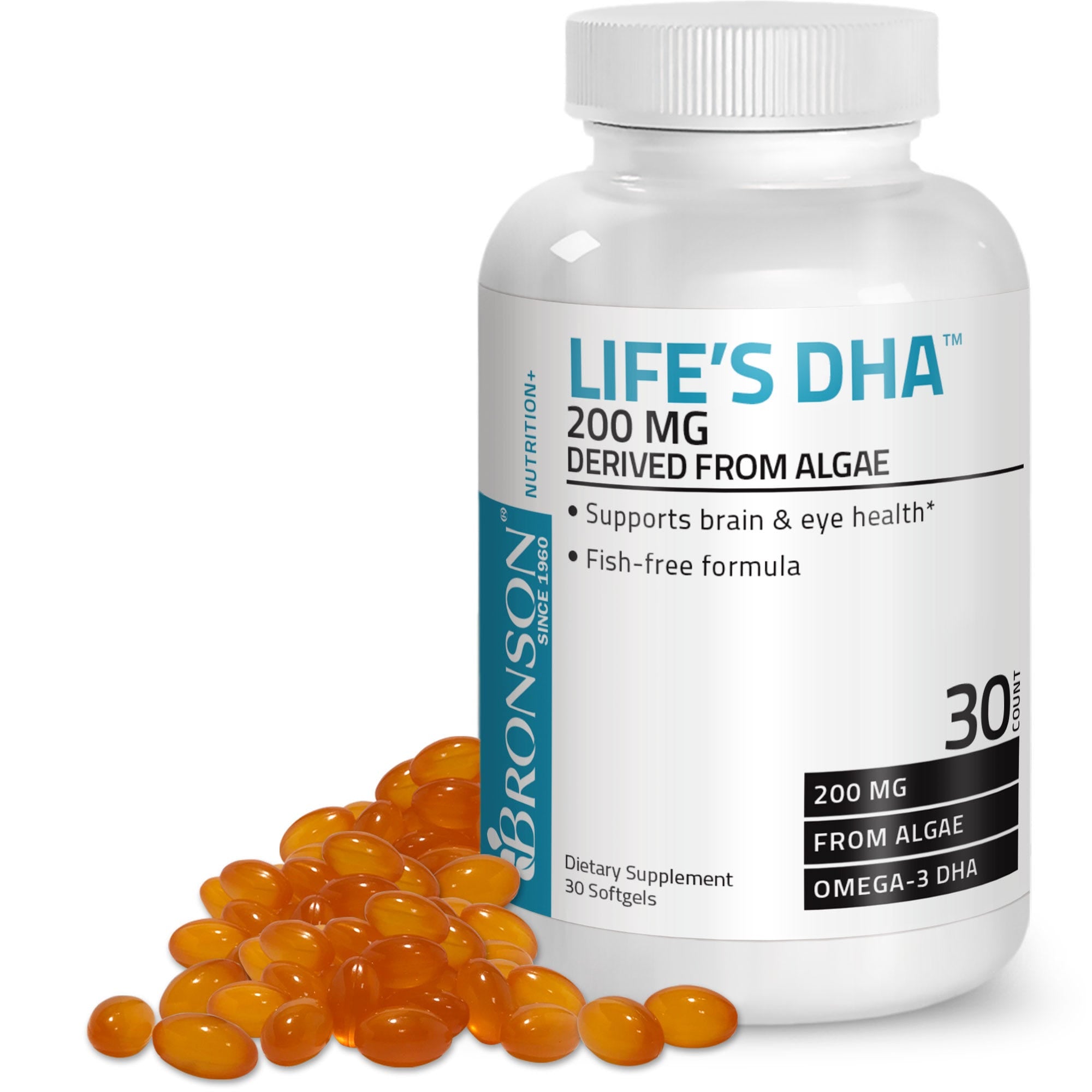 Life's DHA™ Vegetarian Derived from Algae - 200 mg - 30 Softgels