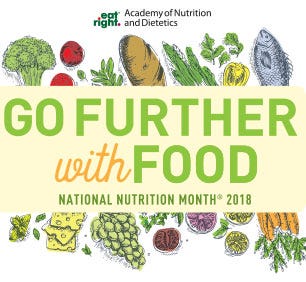 March is National Nutrition Month