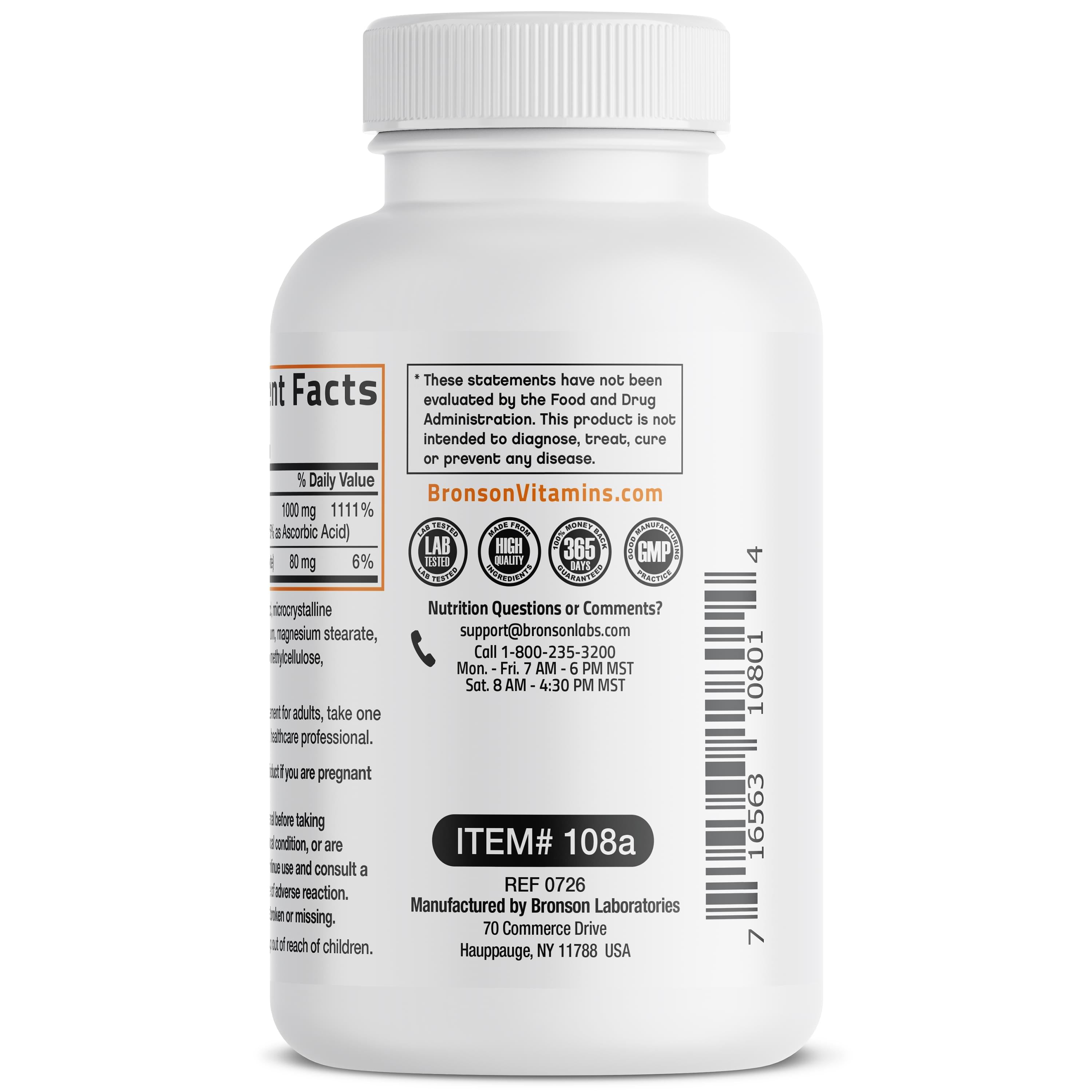 Buffered Vitamin C Calcium Ascorbate - 1,000 mg