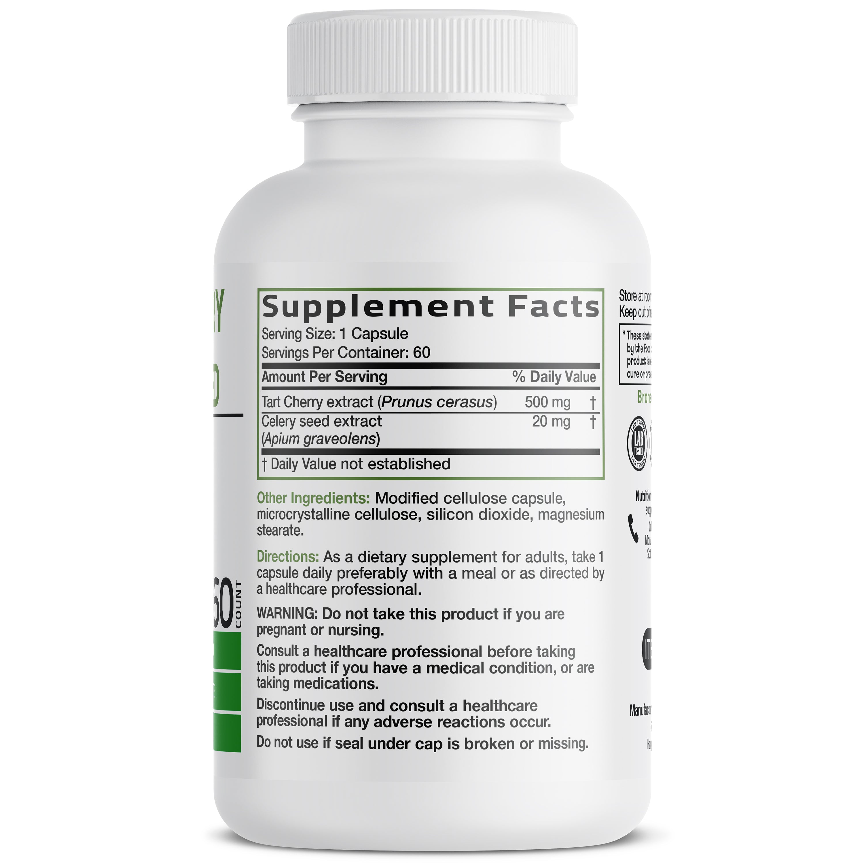 Tart Cherry Extract Plus Celery Seed