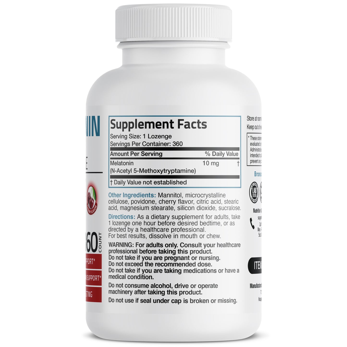 Melatonin Fast Dissolve - Cherry - 10 mg