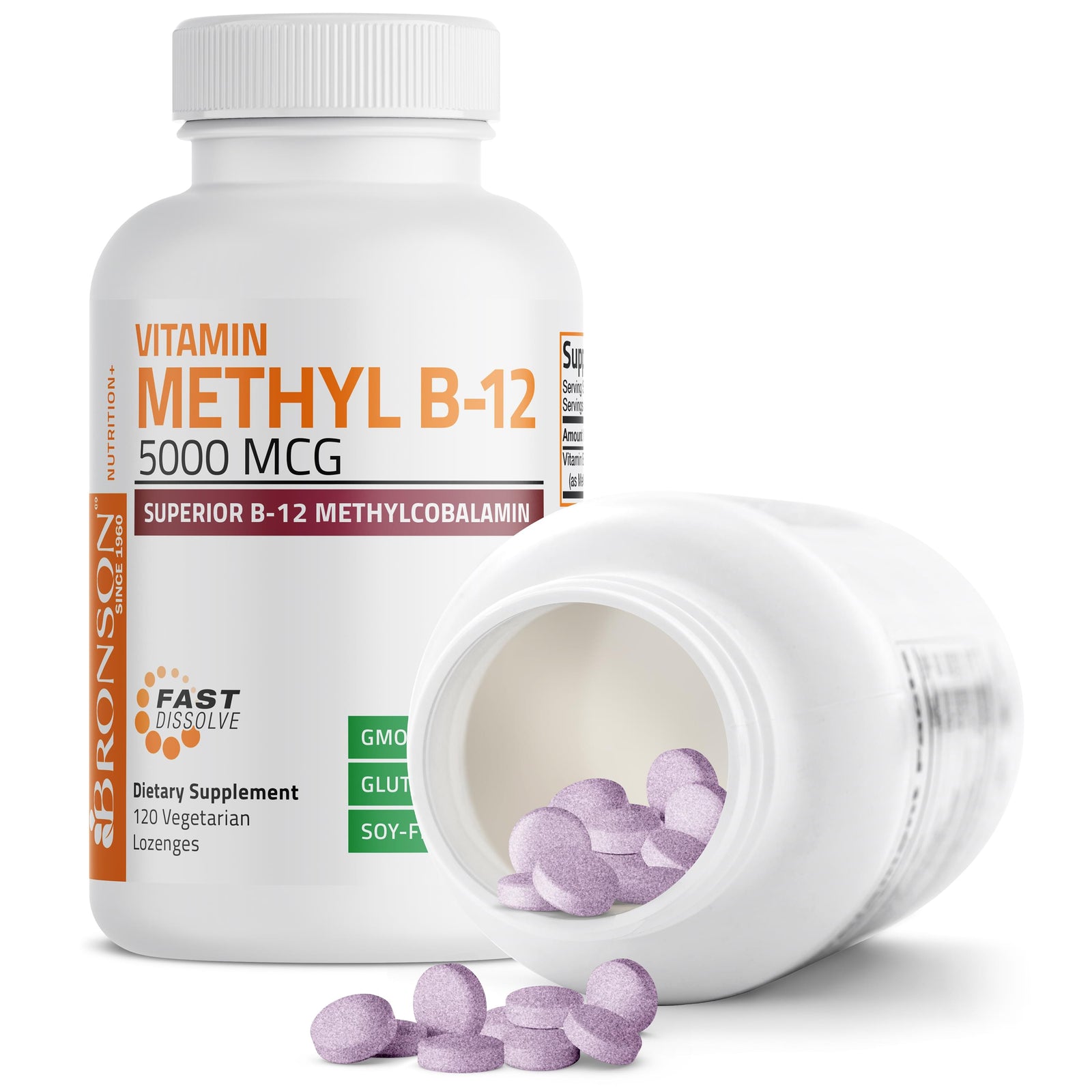 Methyl B12 Fast Dissolve Sublingual - Cherry - 5,000 mcg