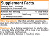 Methyl B12 Fast Dissolve Sublingual - Cherry - 5,000 mcg view 6 of 6