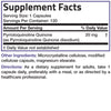 PQQ Vitality Pyrroloquinoline Quinone - 20 mg - 120 Vegetarian Capsules view 6 of 6