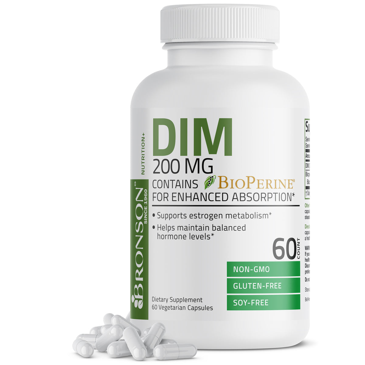 DIM with BioPerine® - 200 mg | Vitamins & Supplements | Bronson ...