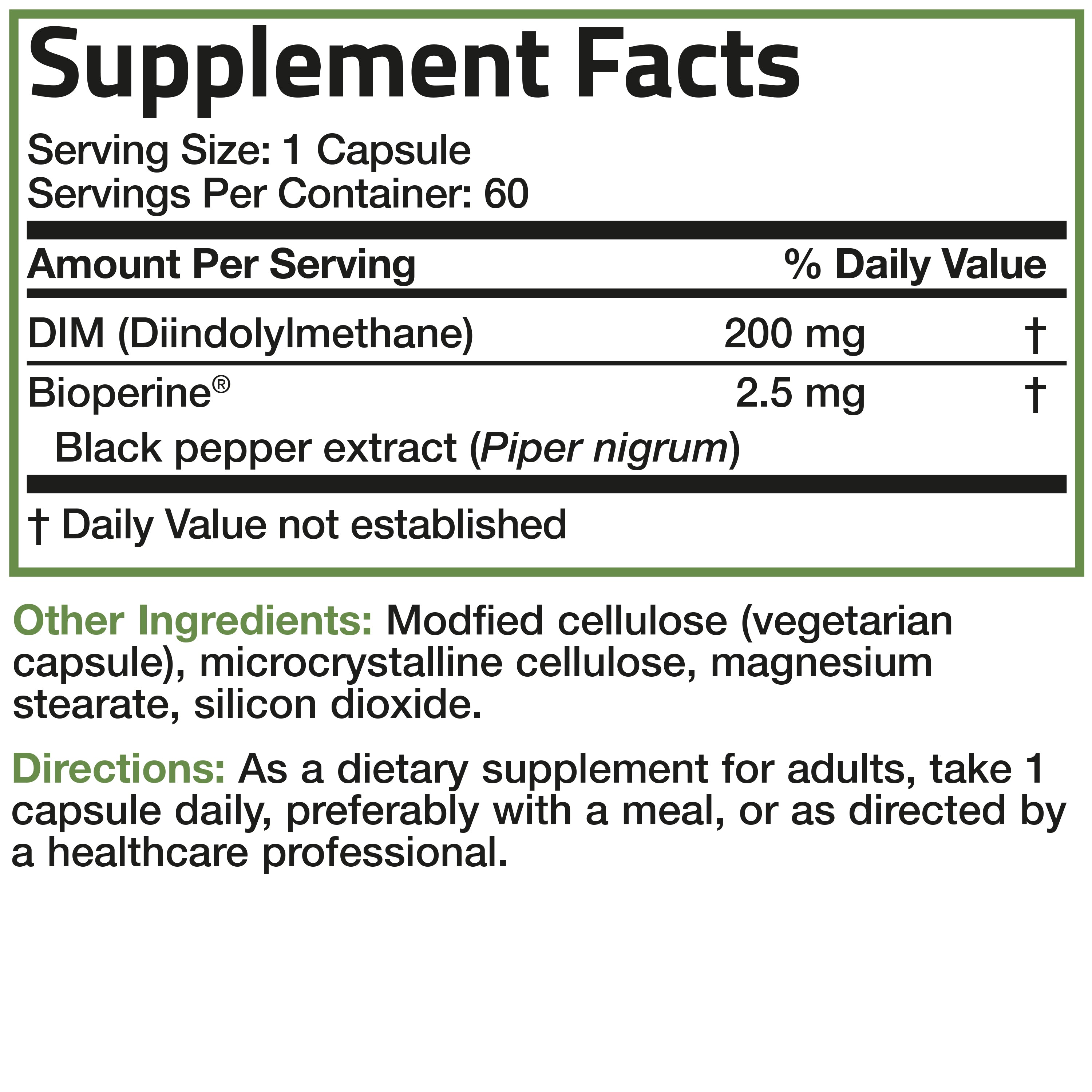 DIM with BioPerine®