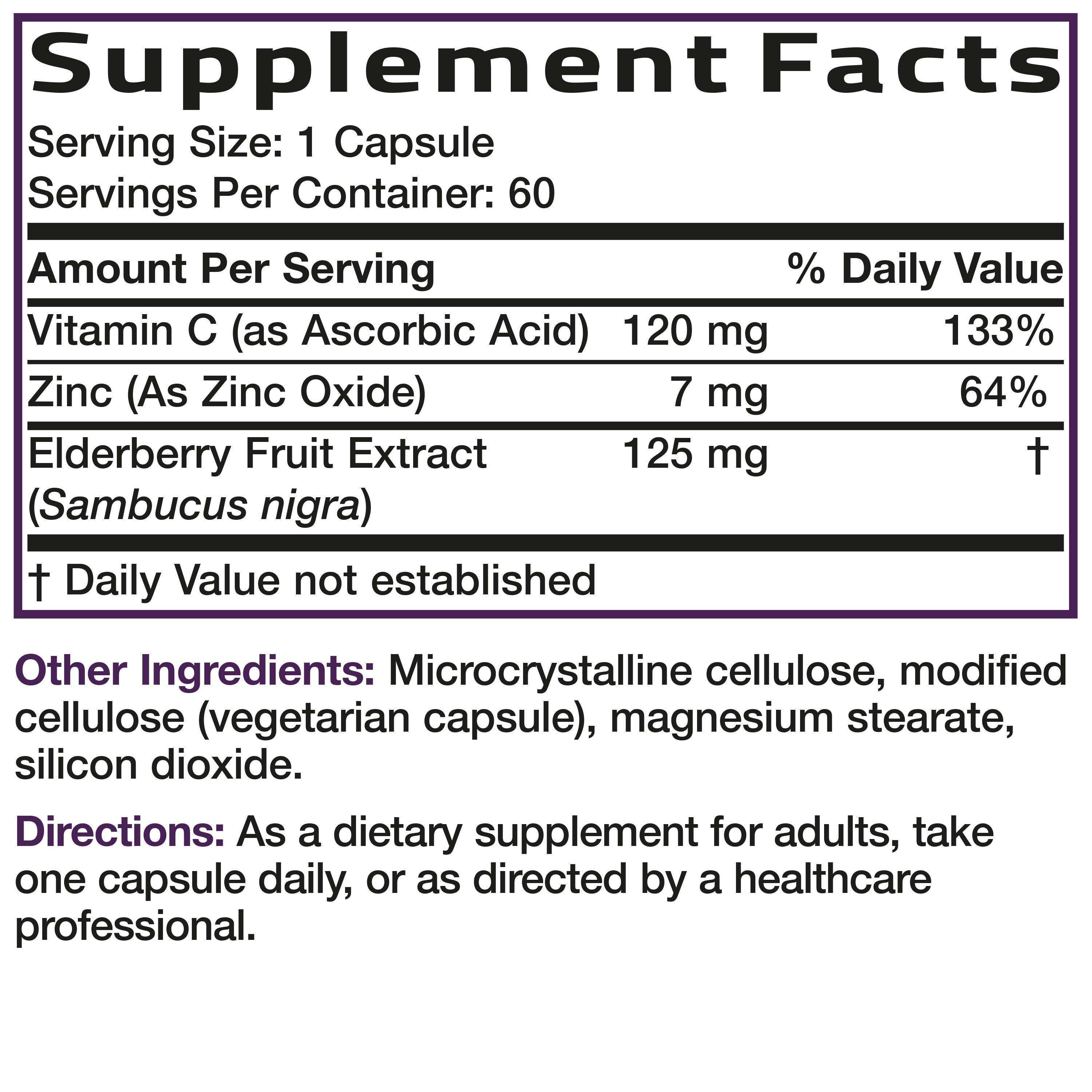 Sambucus Elderberry with Zinc & Vitamin C