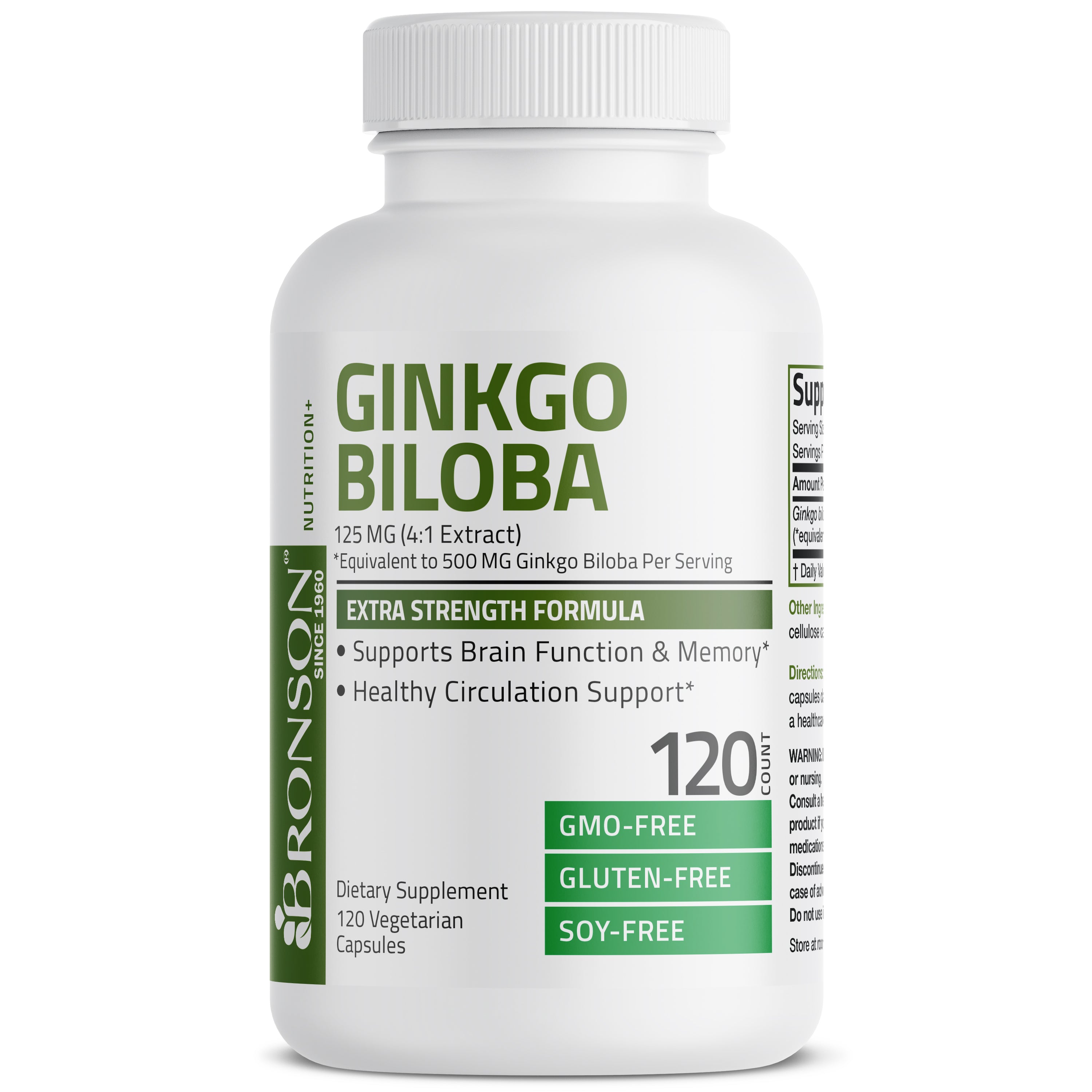 Ginkgo Biloba - 500 mg view 3 of 6