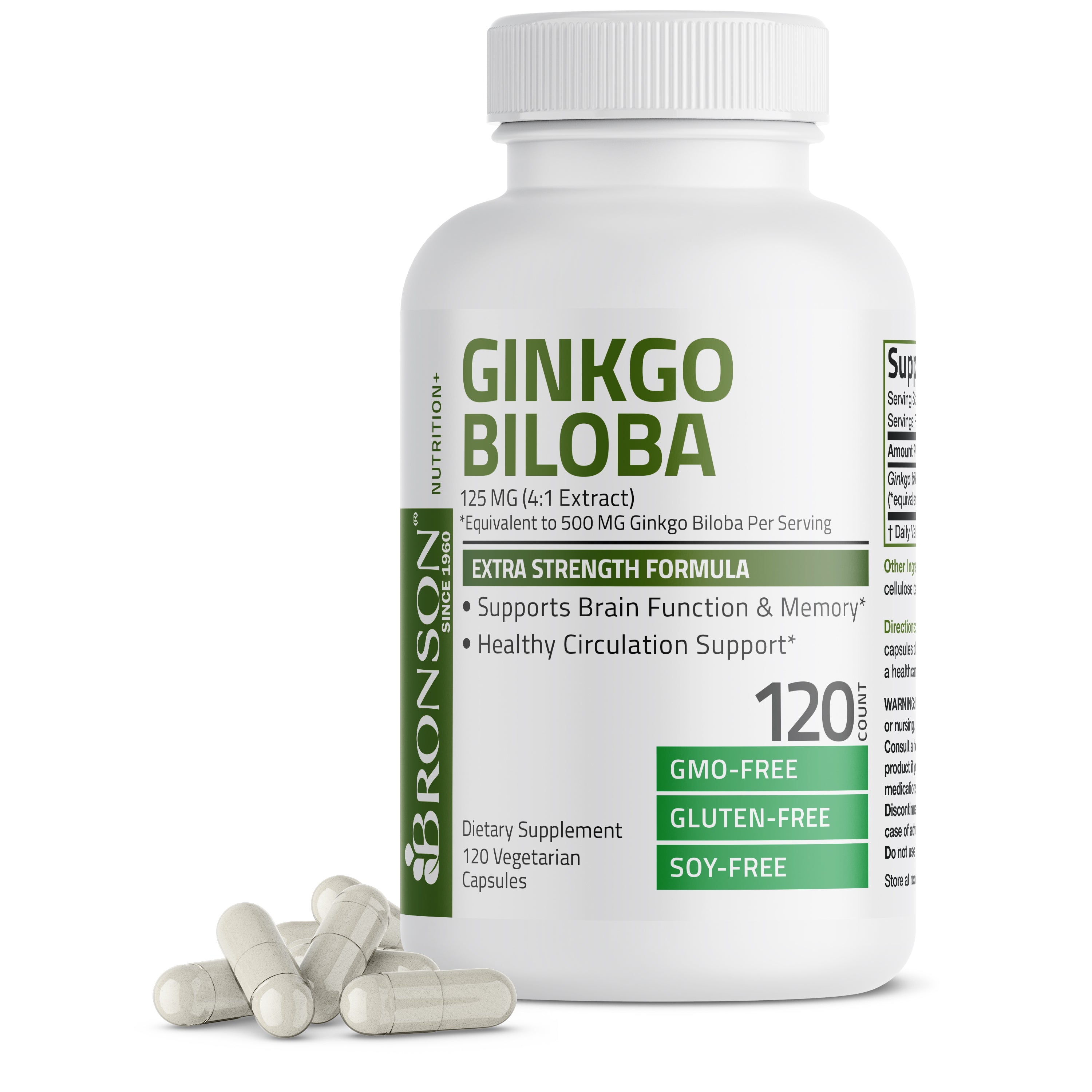 Ginkgo Biloba - 500 mg view 1 of 6