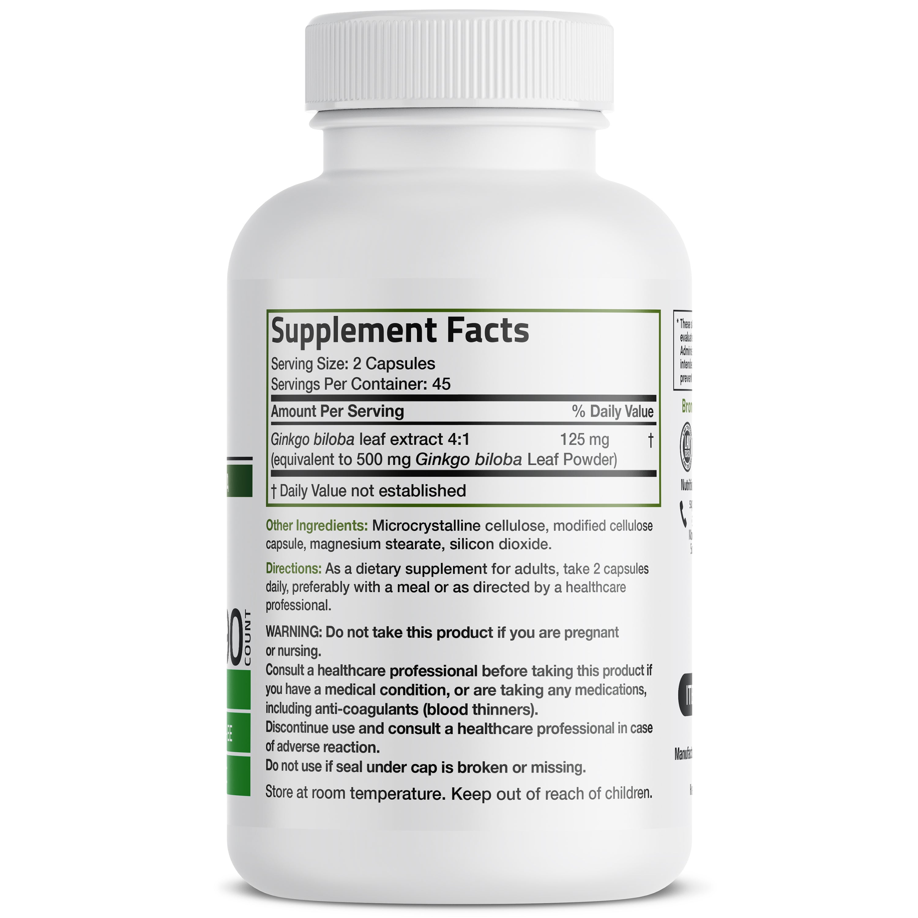 Ginkgo Biloba - 500 mg