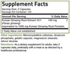 Korean Panax Ginseng - 1,000 mg view 12 of 6