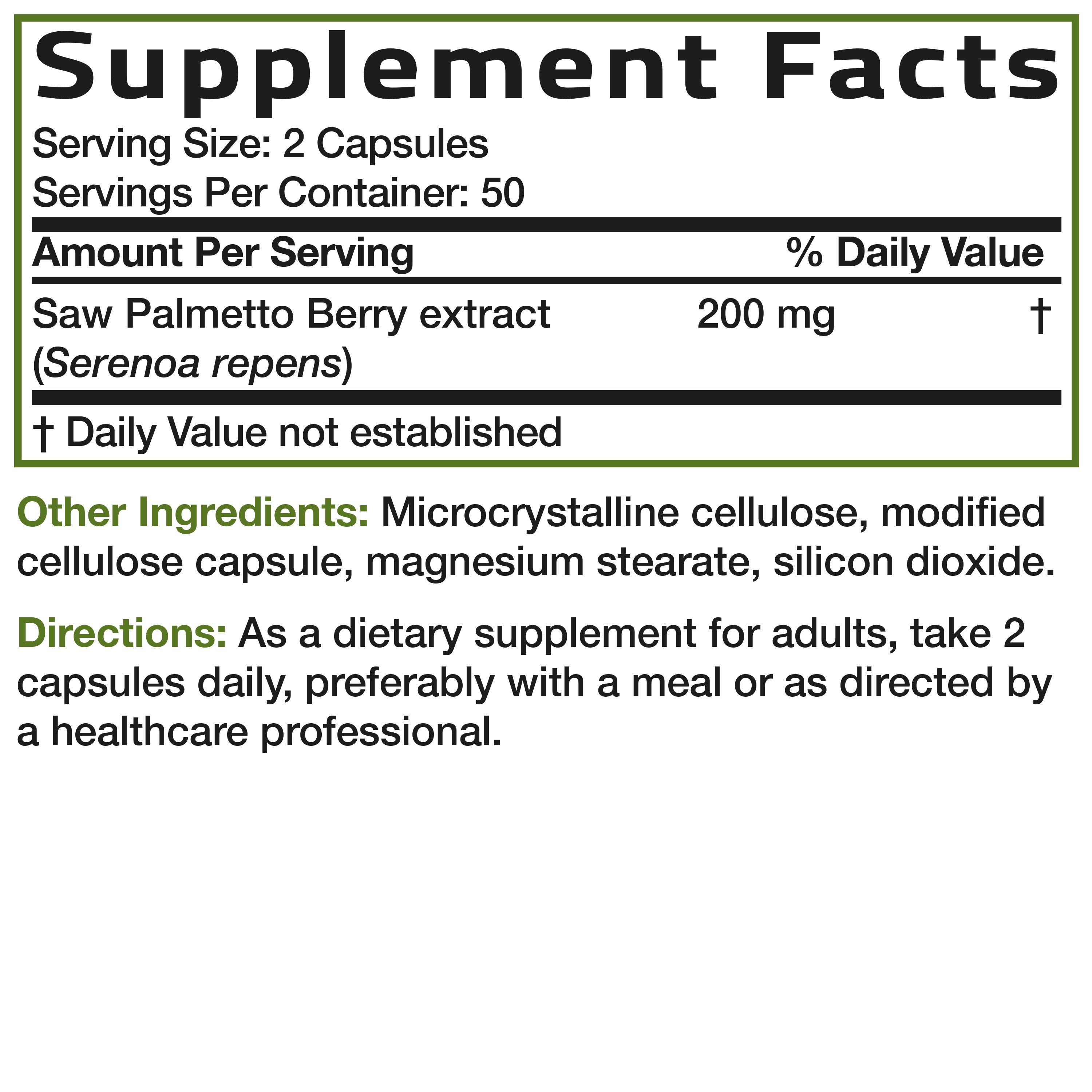 Saw Palmetto Extra Strength