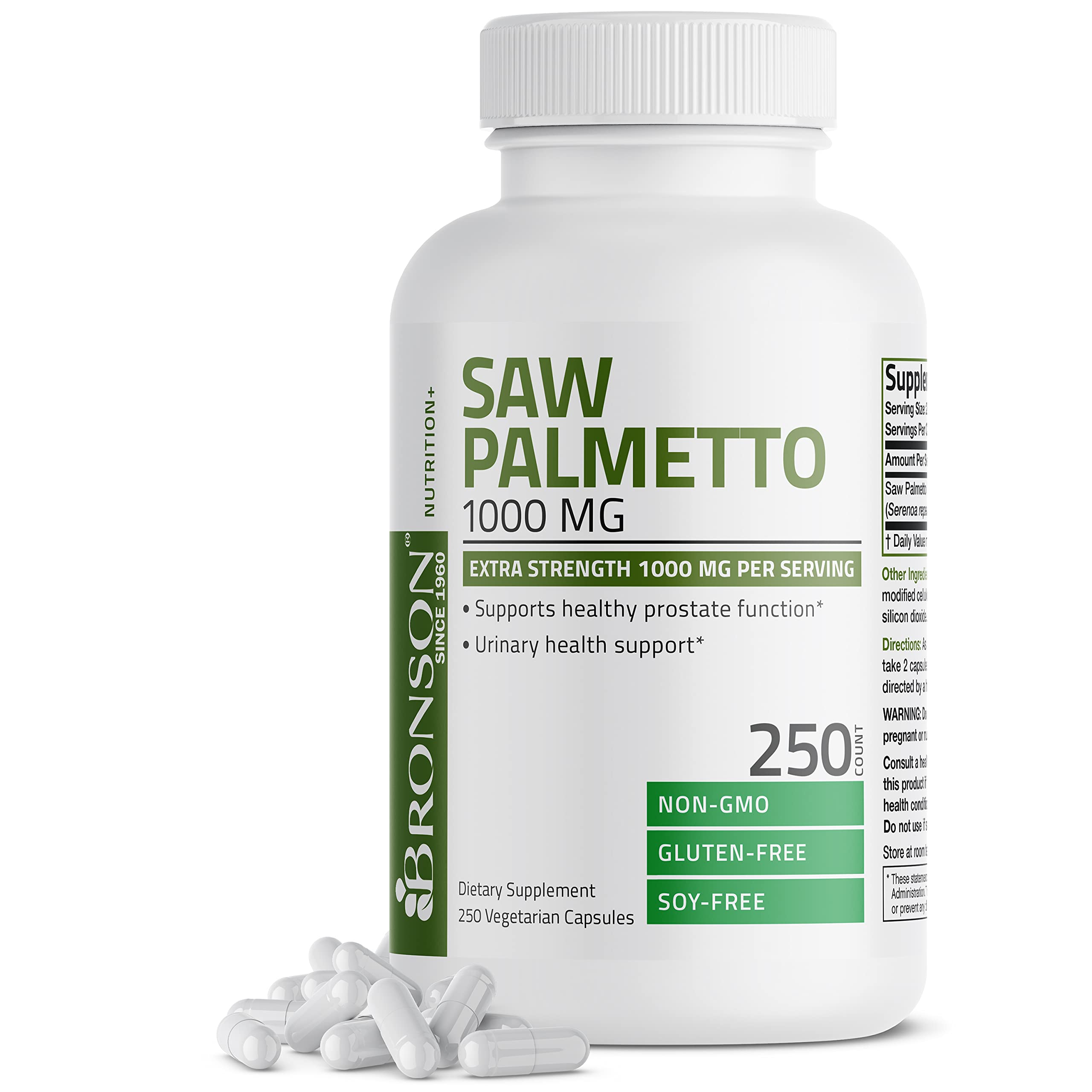 Saw Palmetto Extra Strength 1,000 mg 100 Vegetarian Capsules