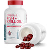 Omega-3 Fish + Krill Oil 1000 MG 120 Softgels thumbnail 4