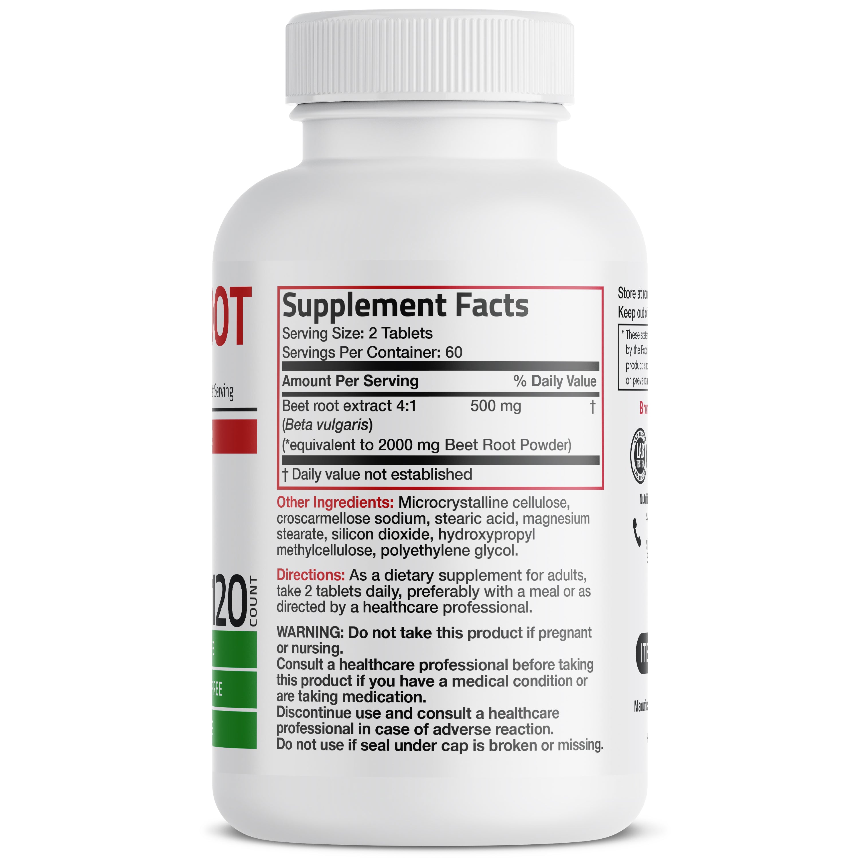 Beet Root Extra Strength - 2,000 mg view 4 of 6