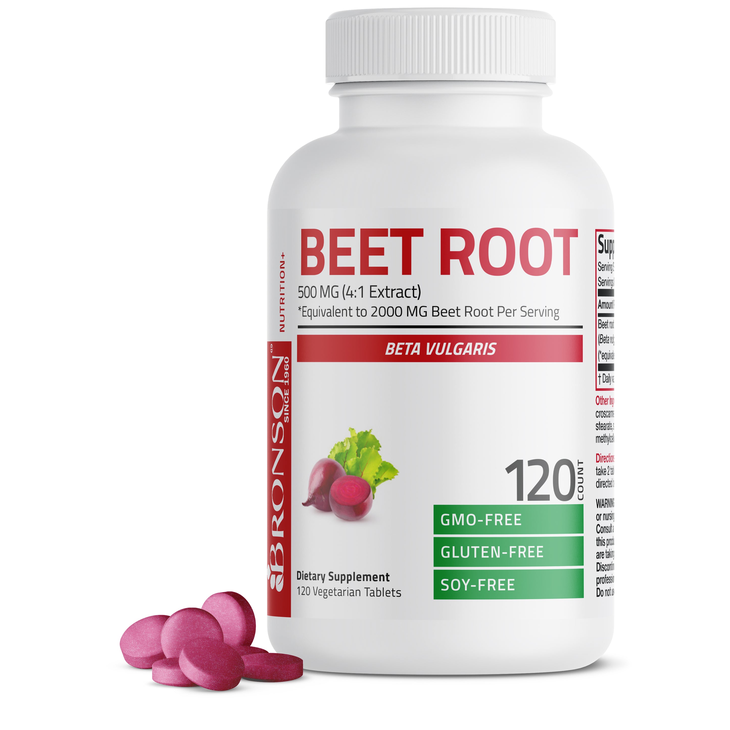Beet Root Extra Strength - 2000 mg - 250 Vegetarian Tablets | Herbs ...