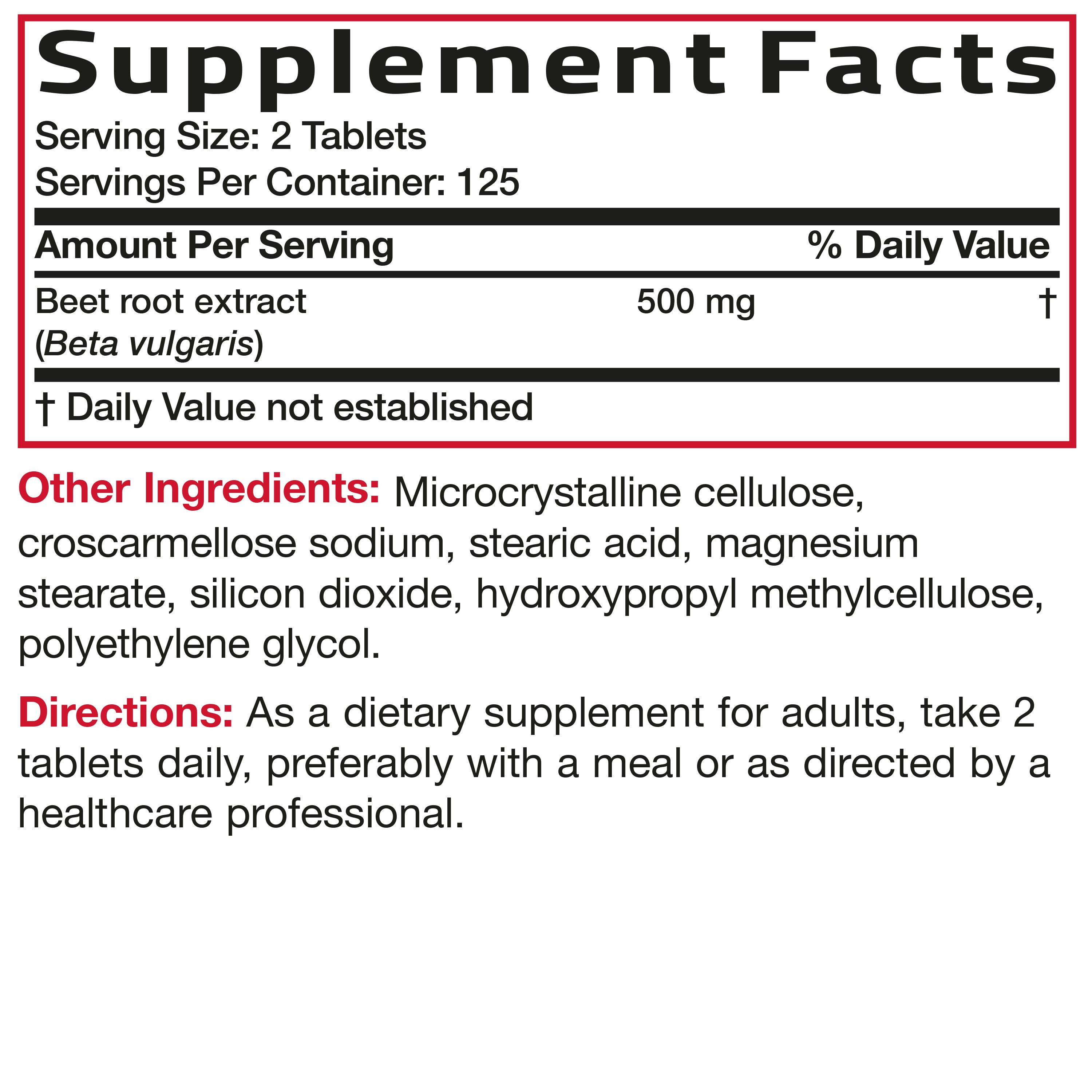 Beet Root Extra Strength