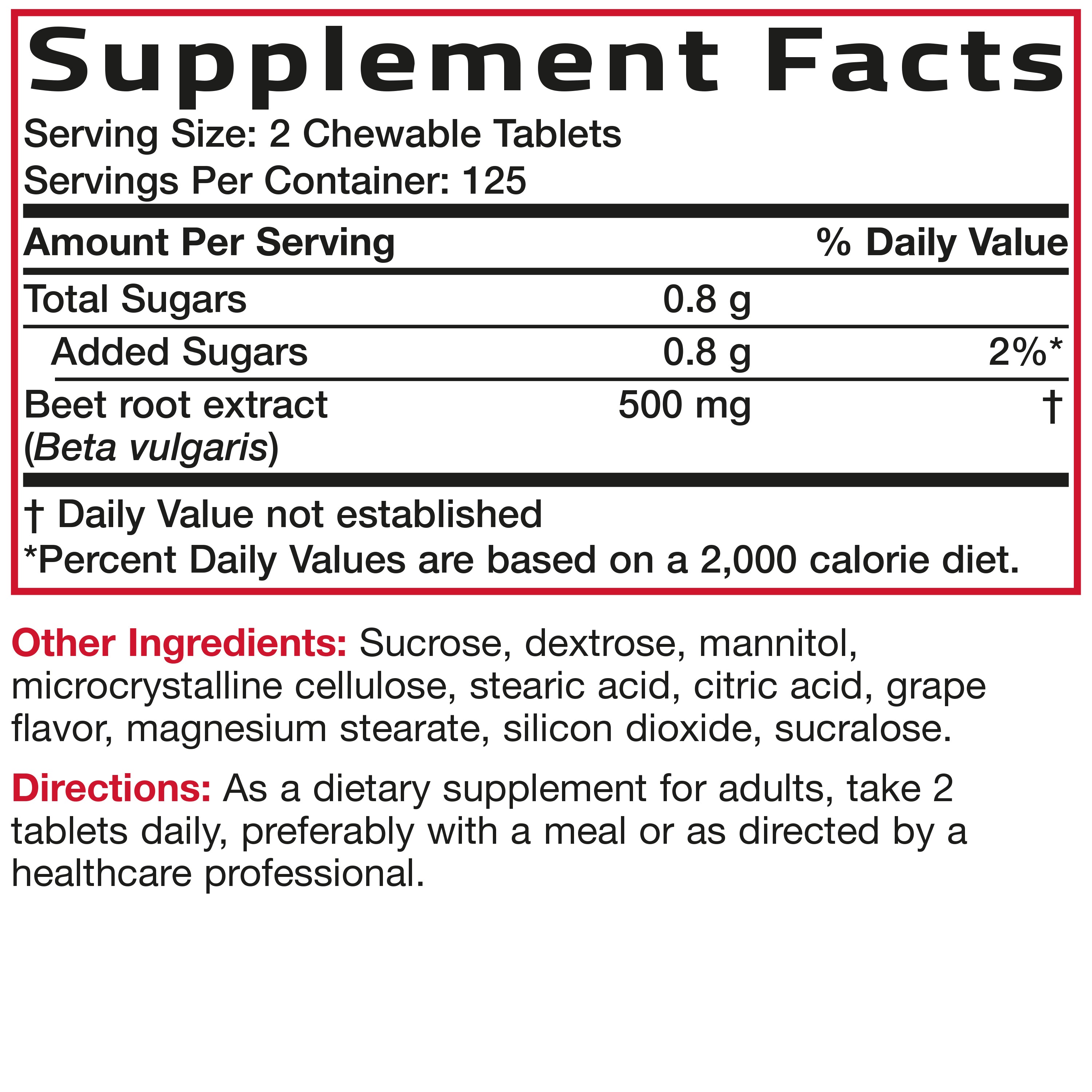 Beet Root Chewables